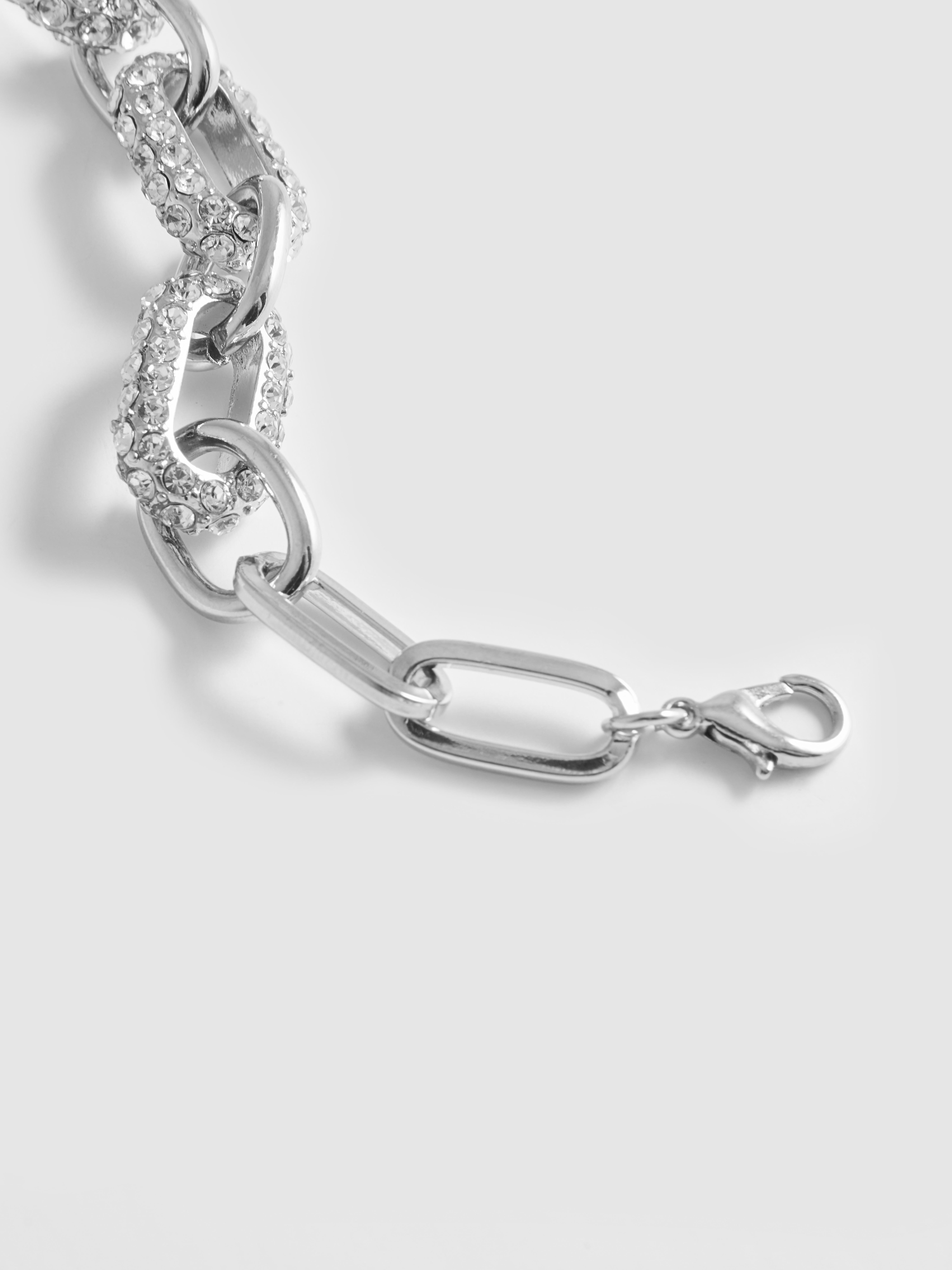 Rhinestone Chain Bracelet