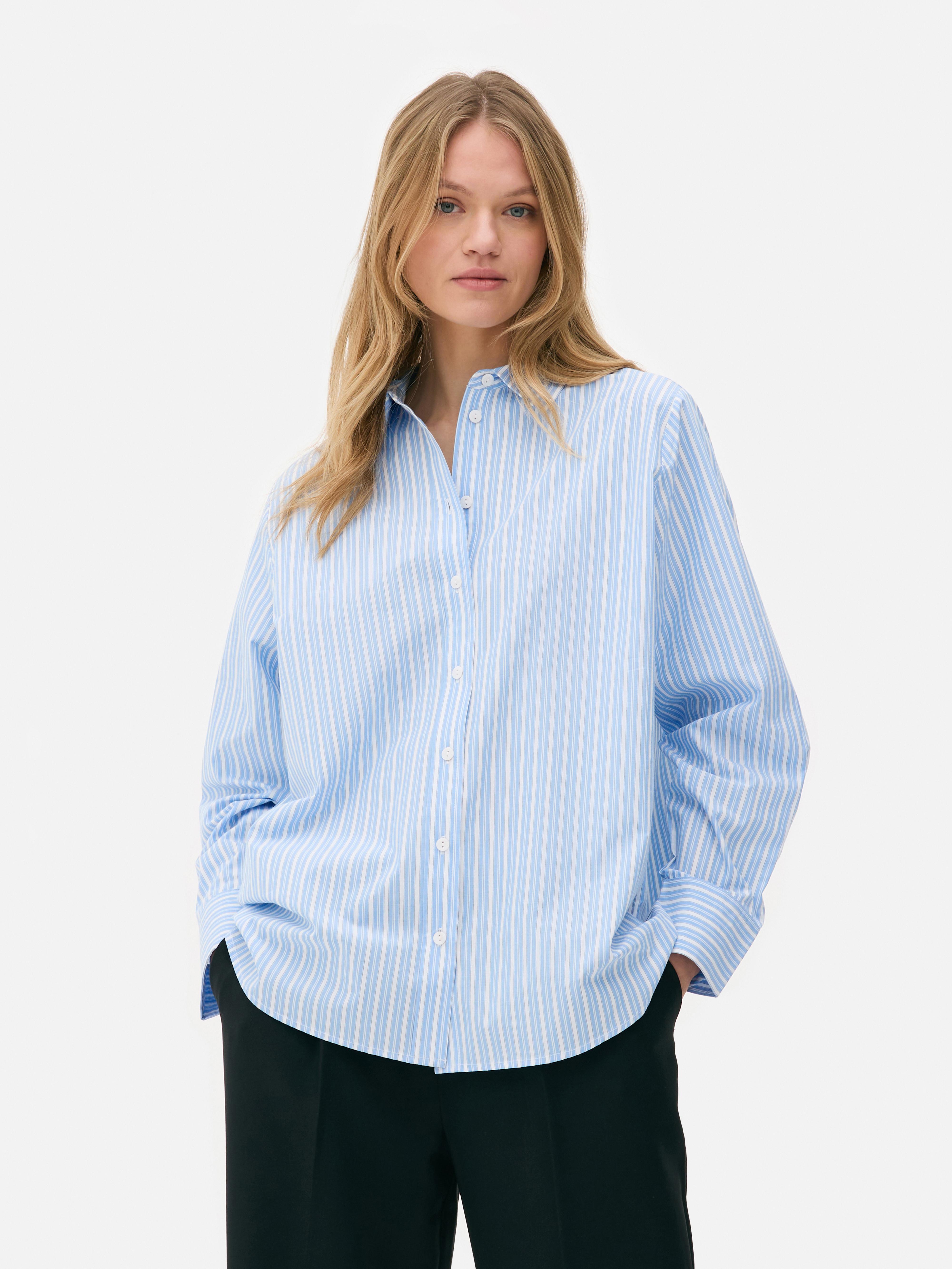 Striped Poplin Shirt