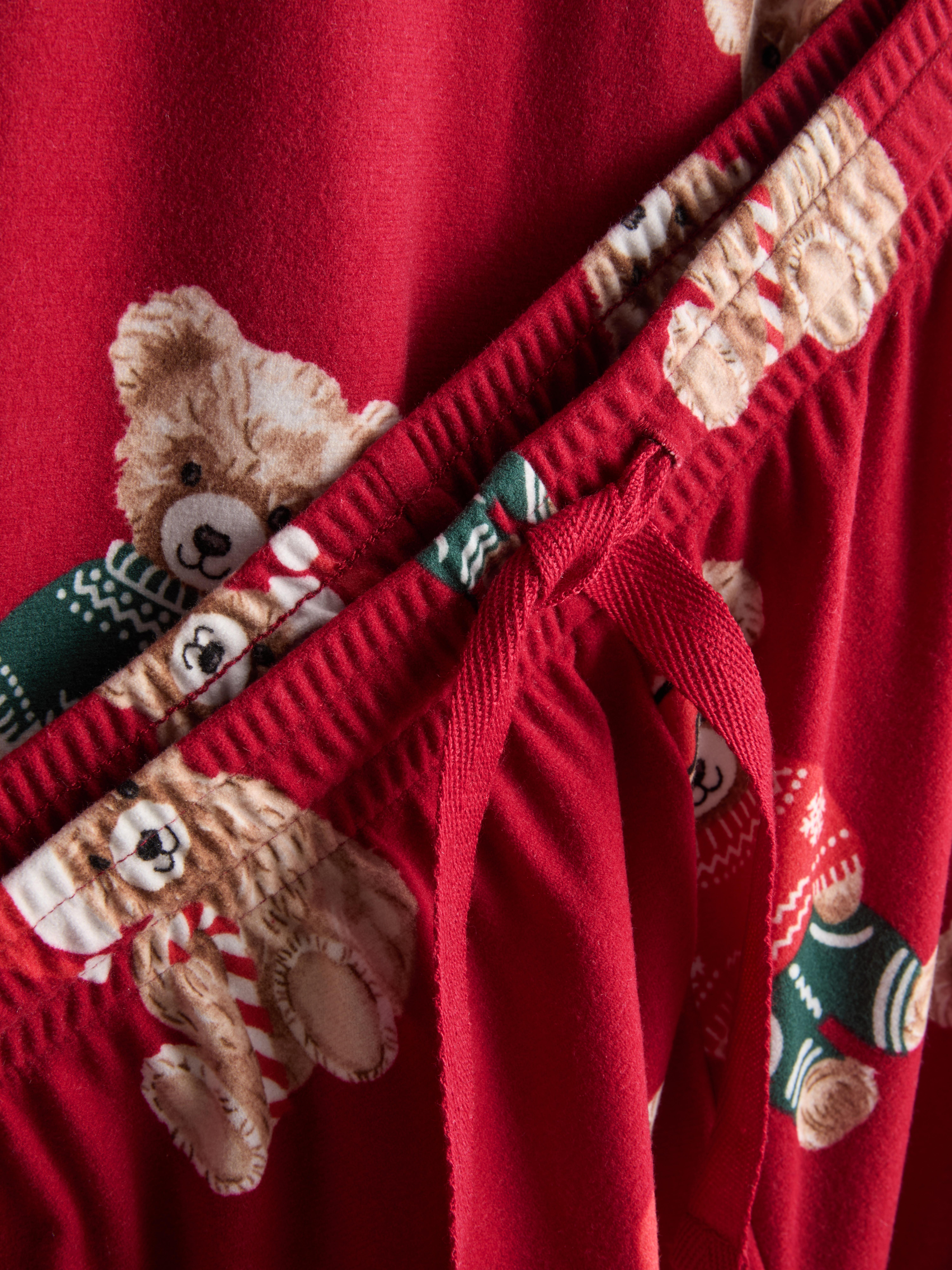 Men's Red Bear Family Christmas Pajamas