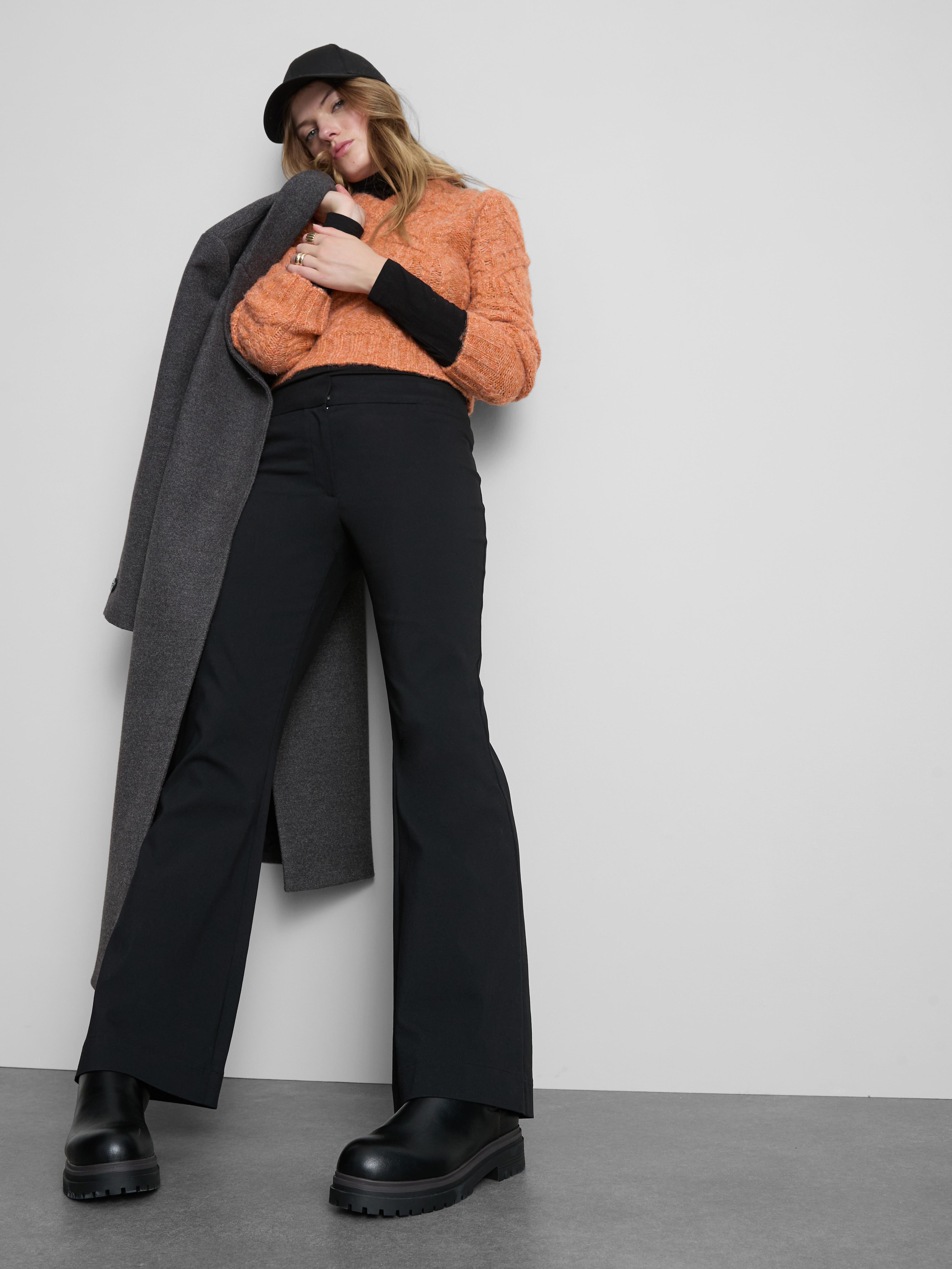 High-Waisted Flared Pants