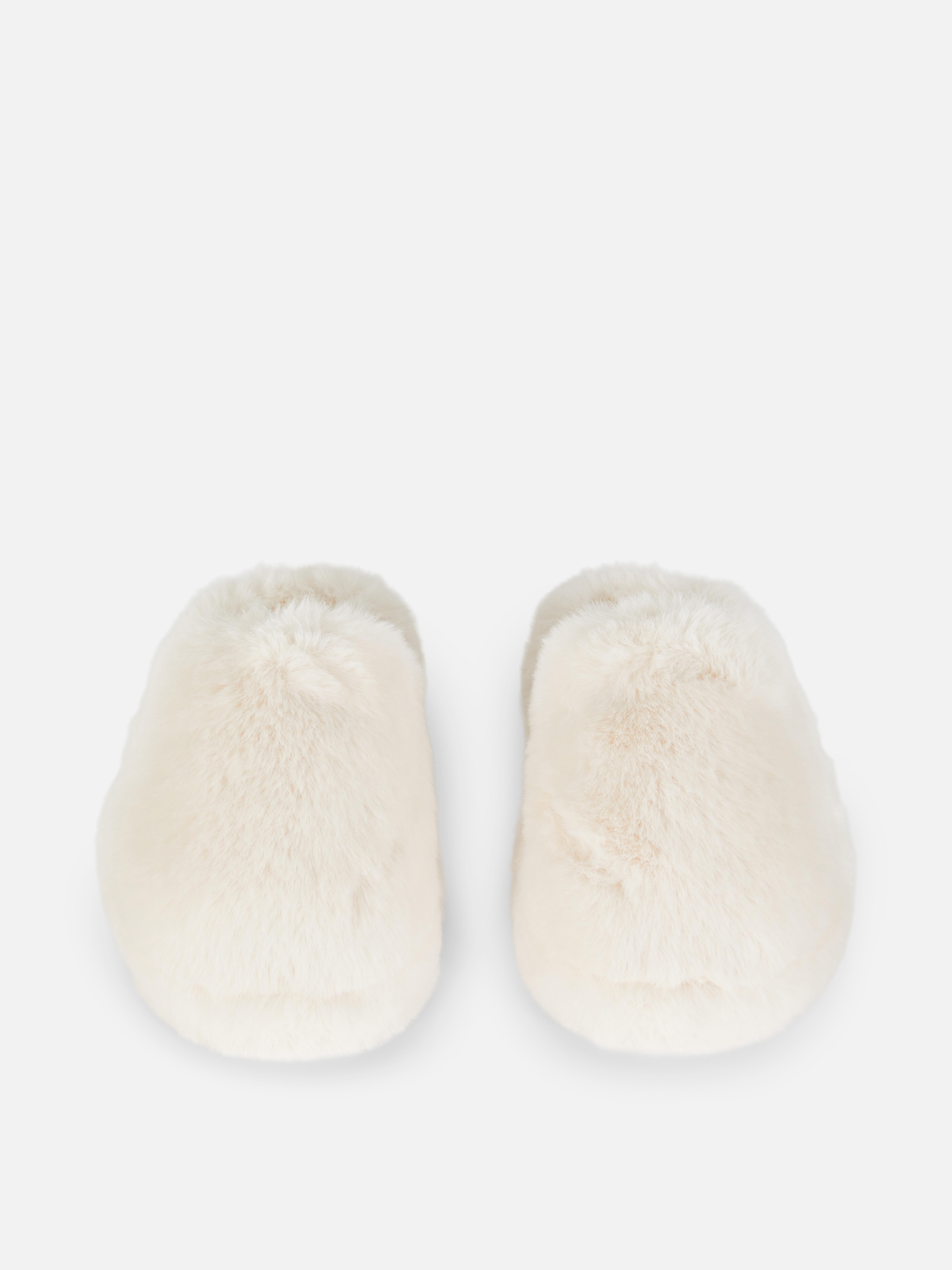 Fluffy Mule Slippers
