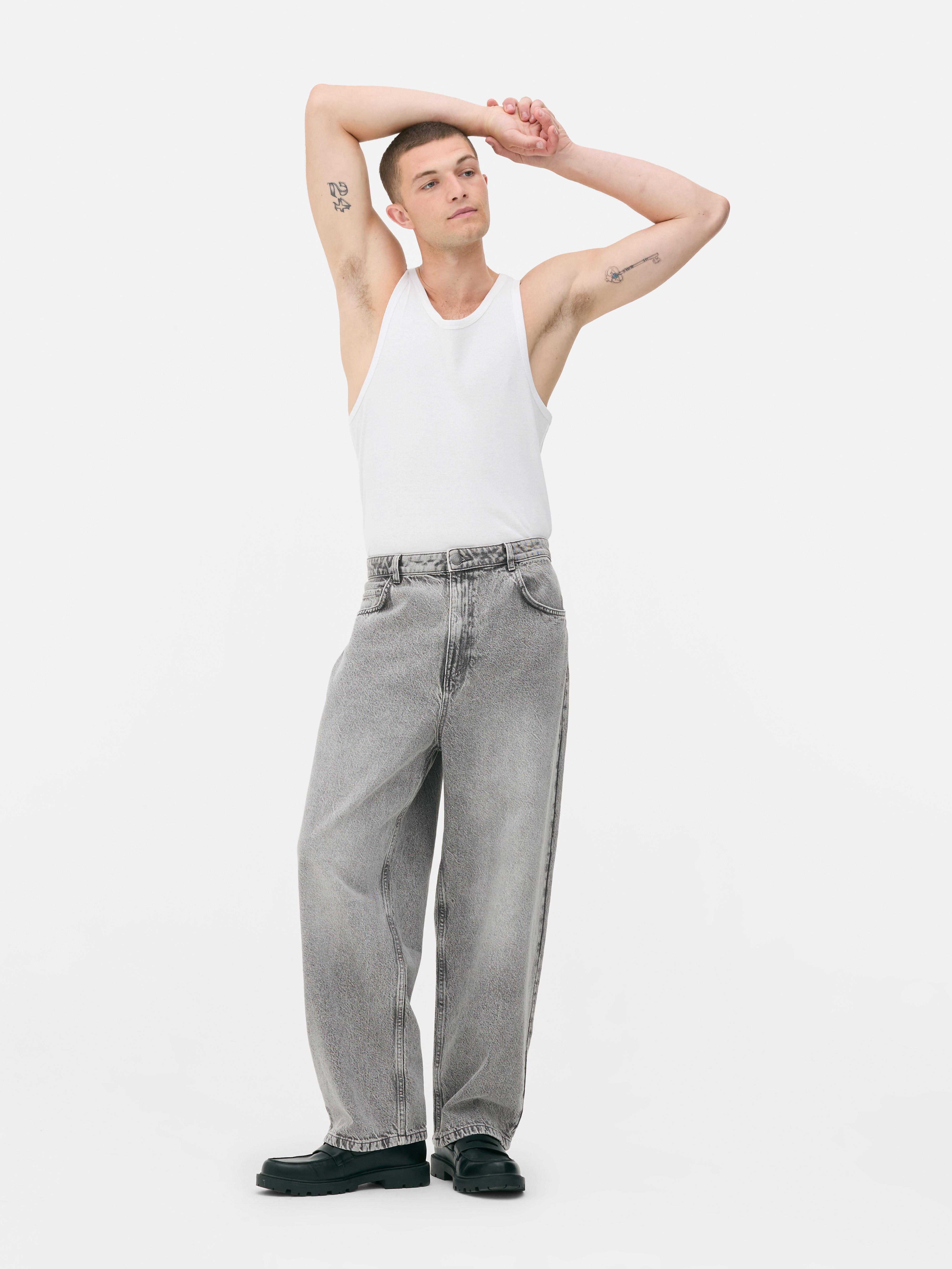 Mid-Rise Baggy Jeans