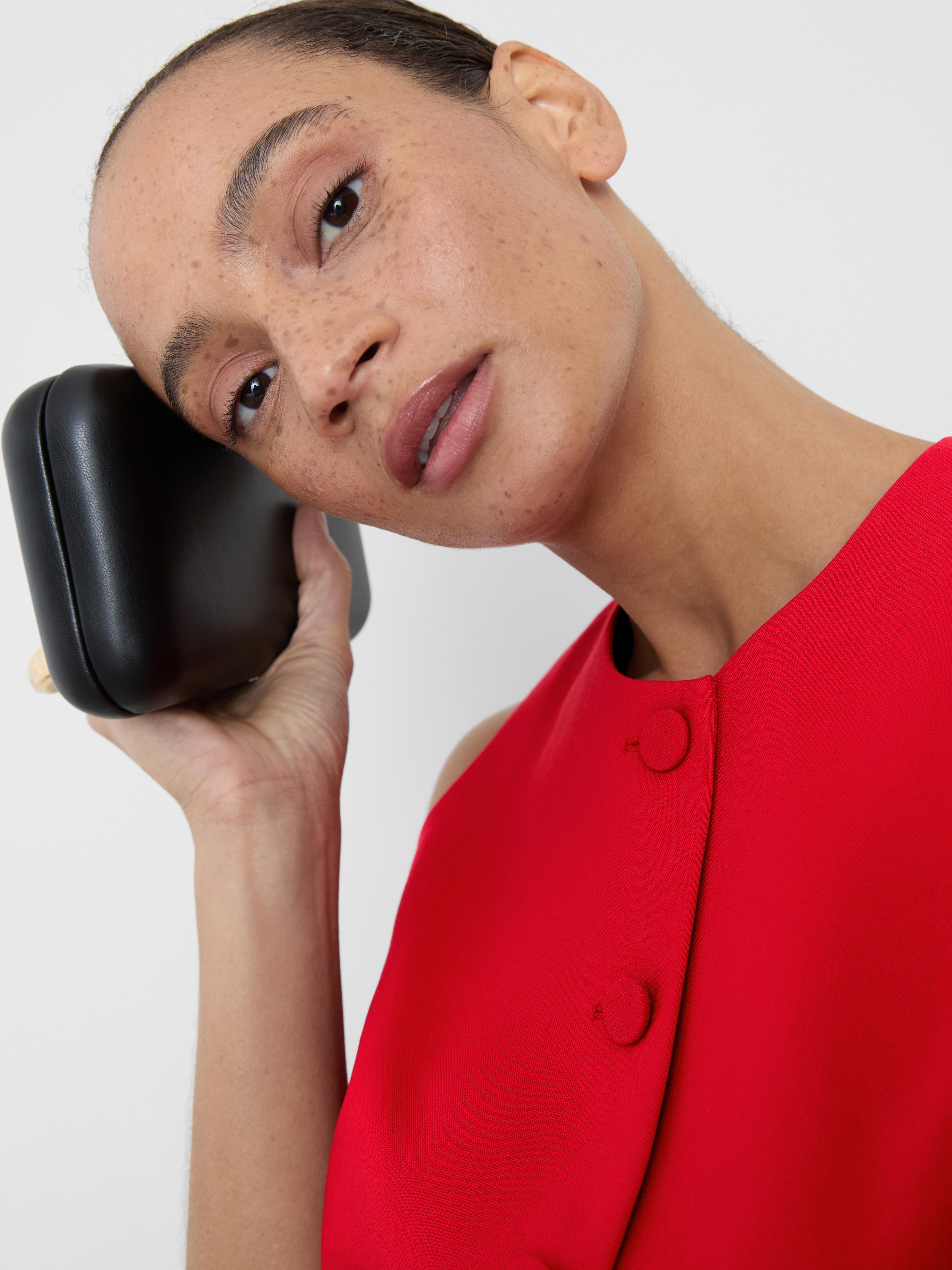 Round Neck Peplum Waistcoat