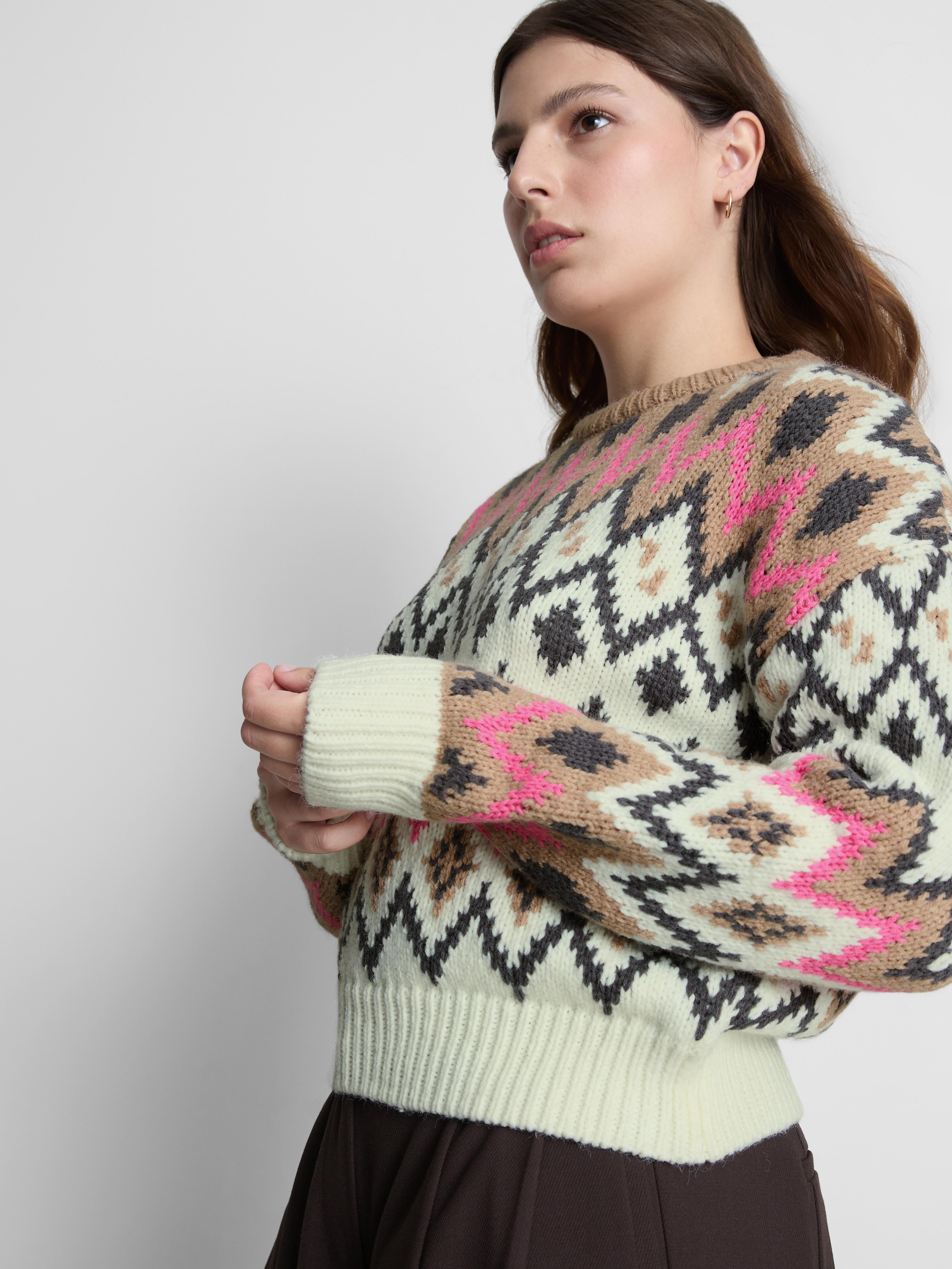 Knitted Fair Isle Sweater