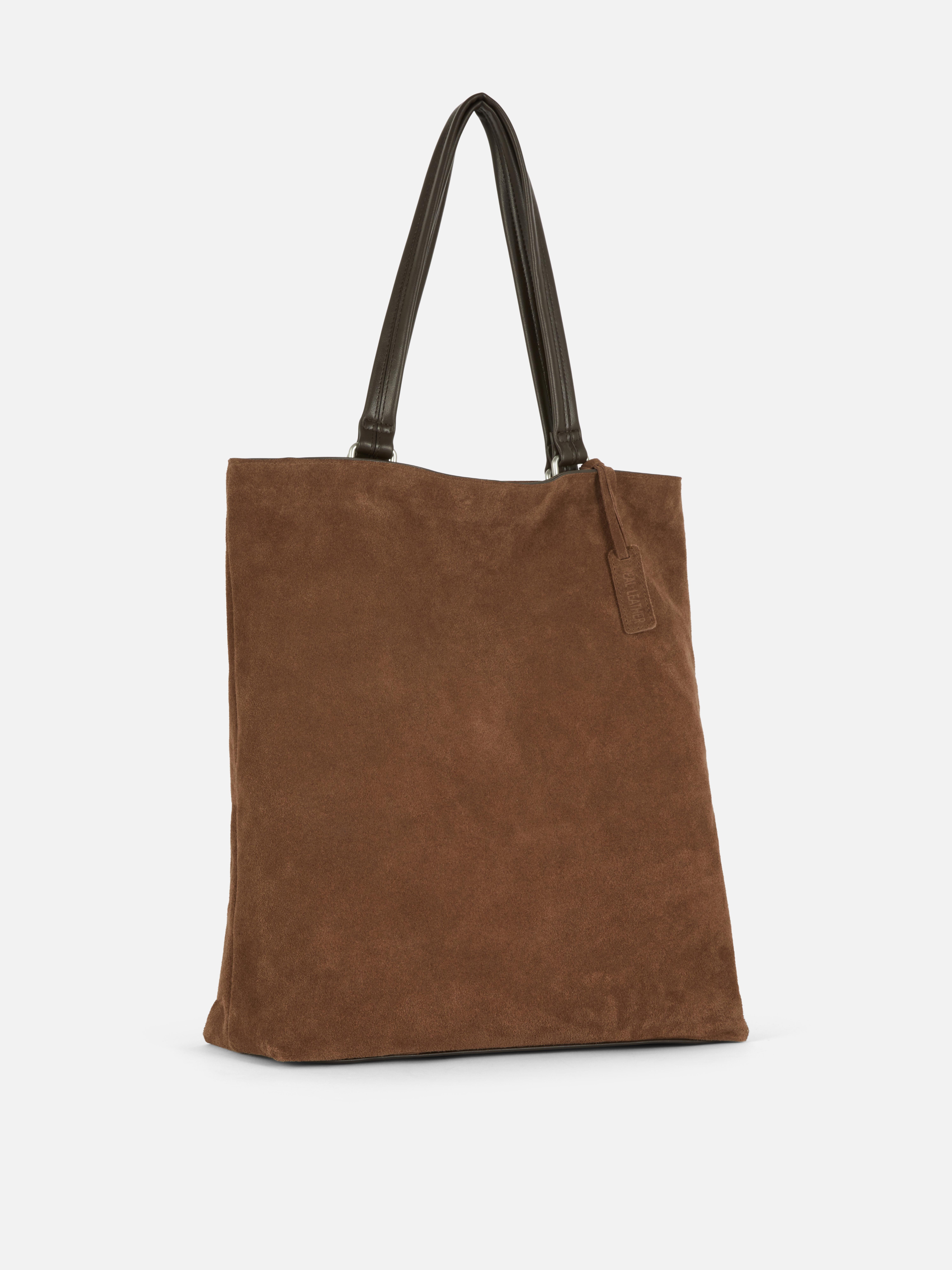 Suede Tote Bag