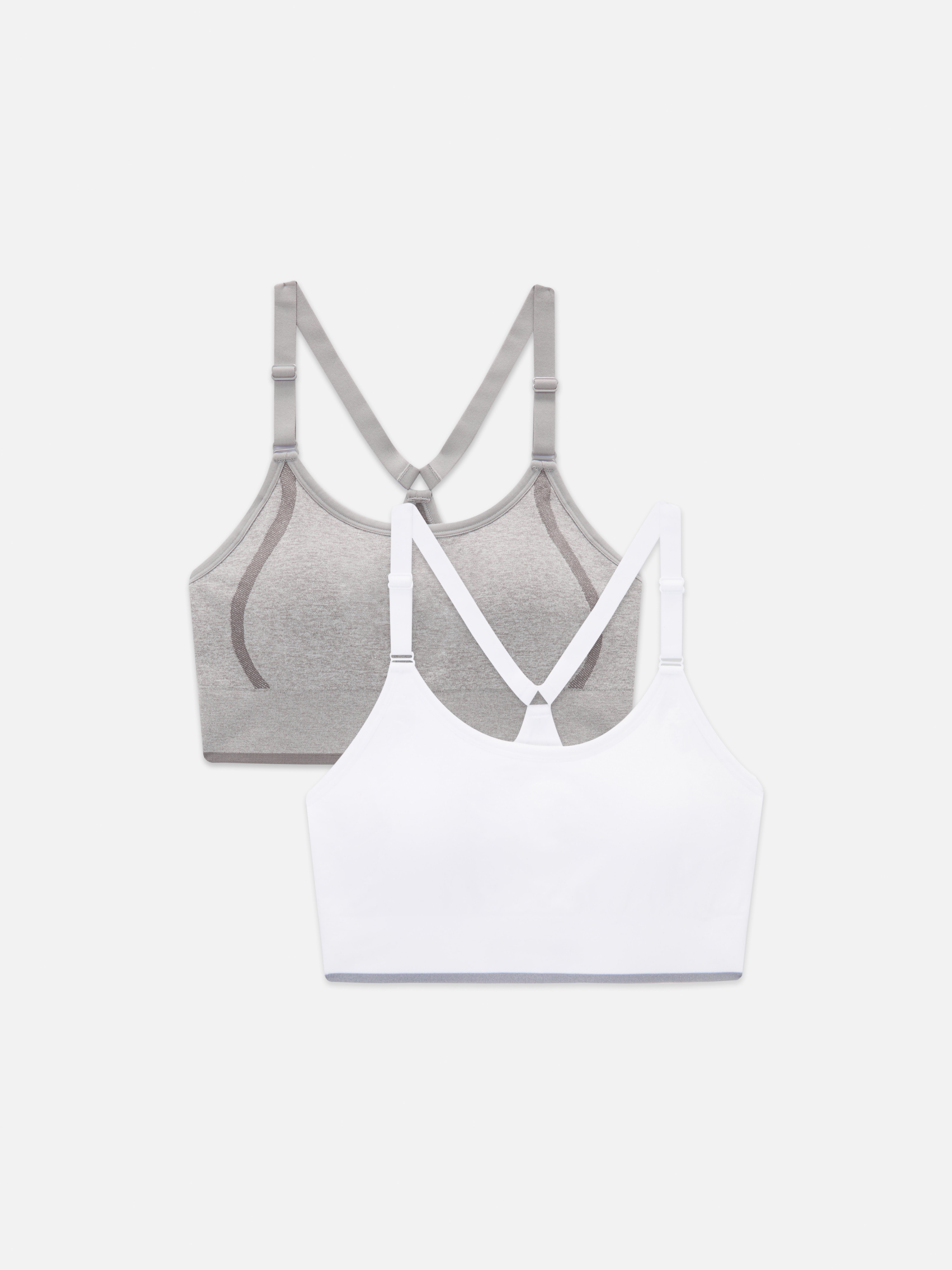 2-Pack Seamless Racerback Sports Bras