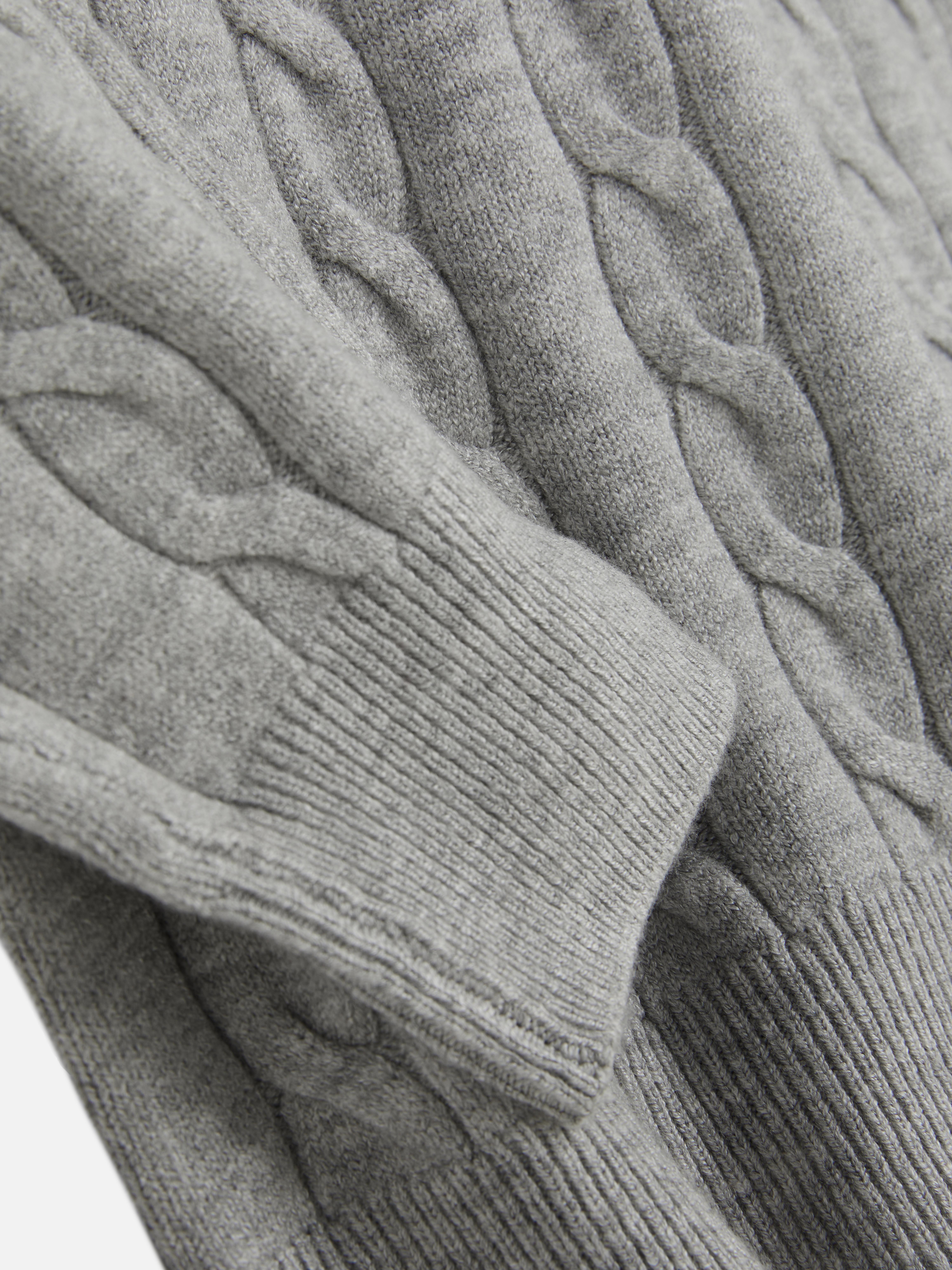 Turtle Neck Cable Sweater