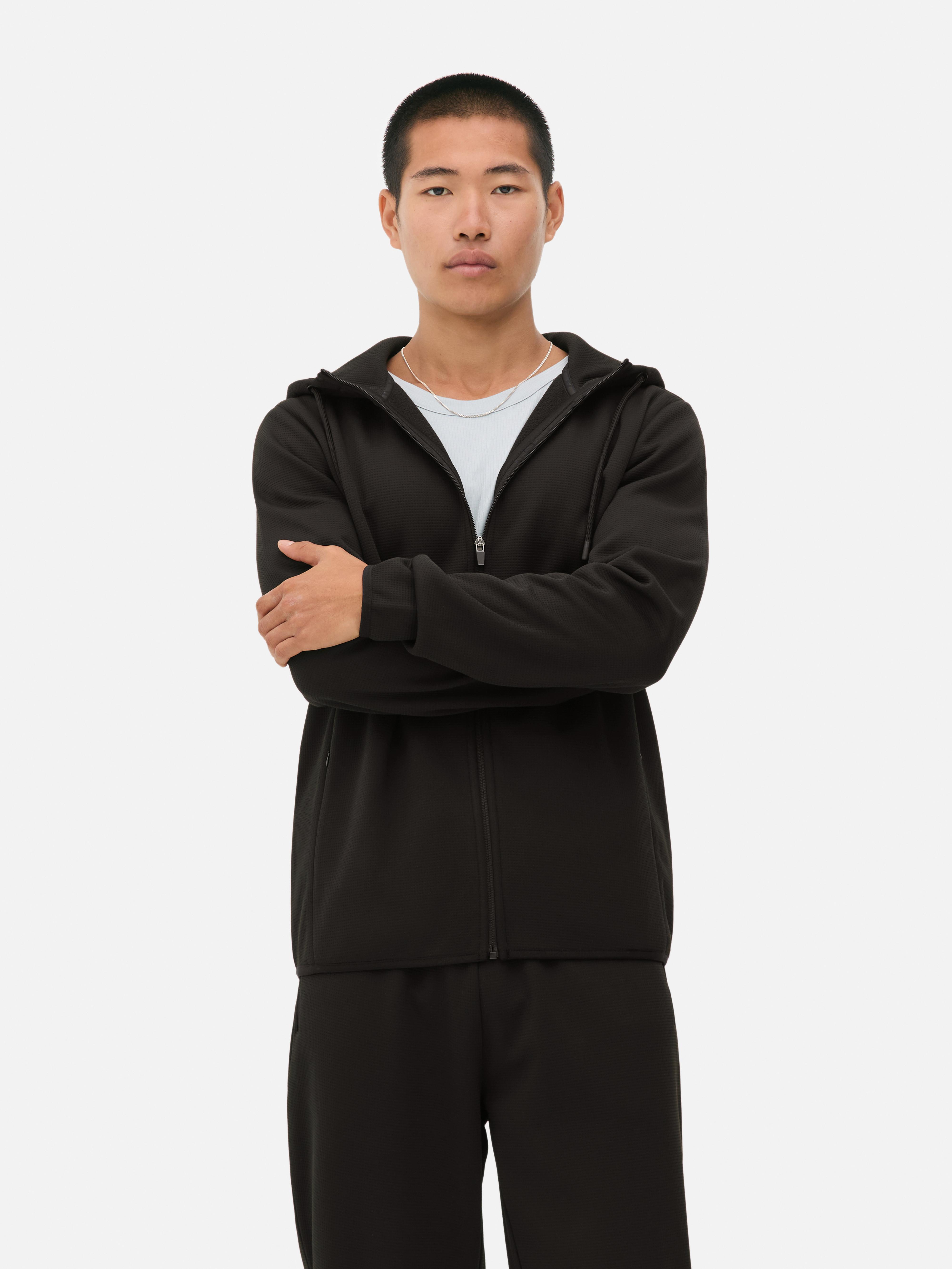Zip-Up Performance Hooded Sweatshirt