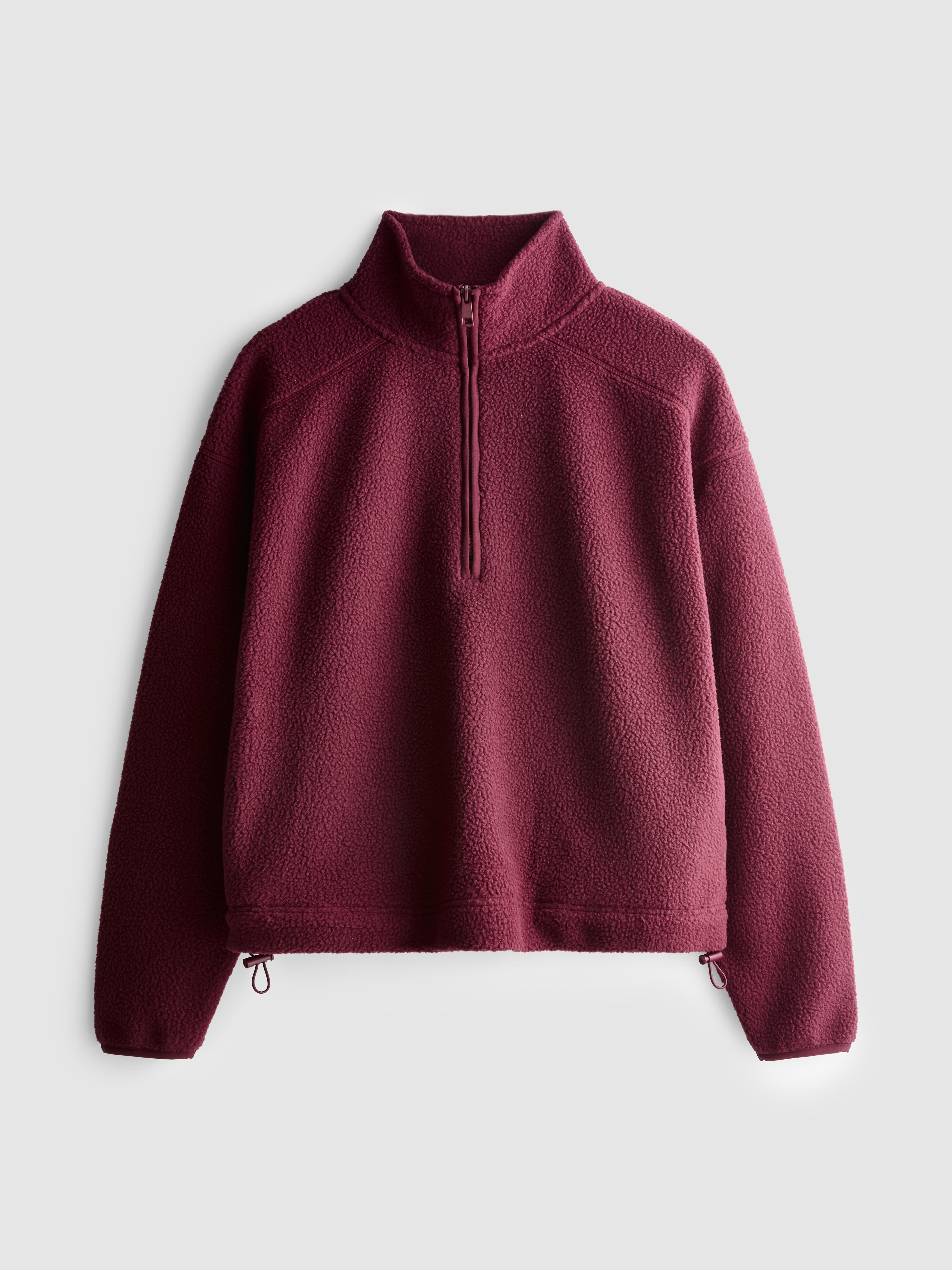 Half Zip Borg Fleece