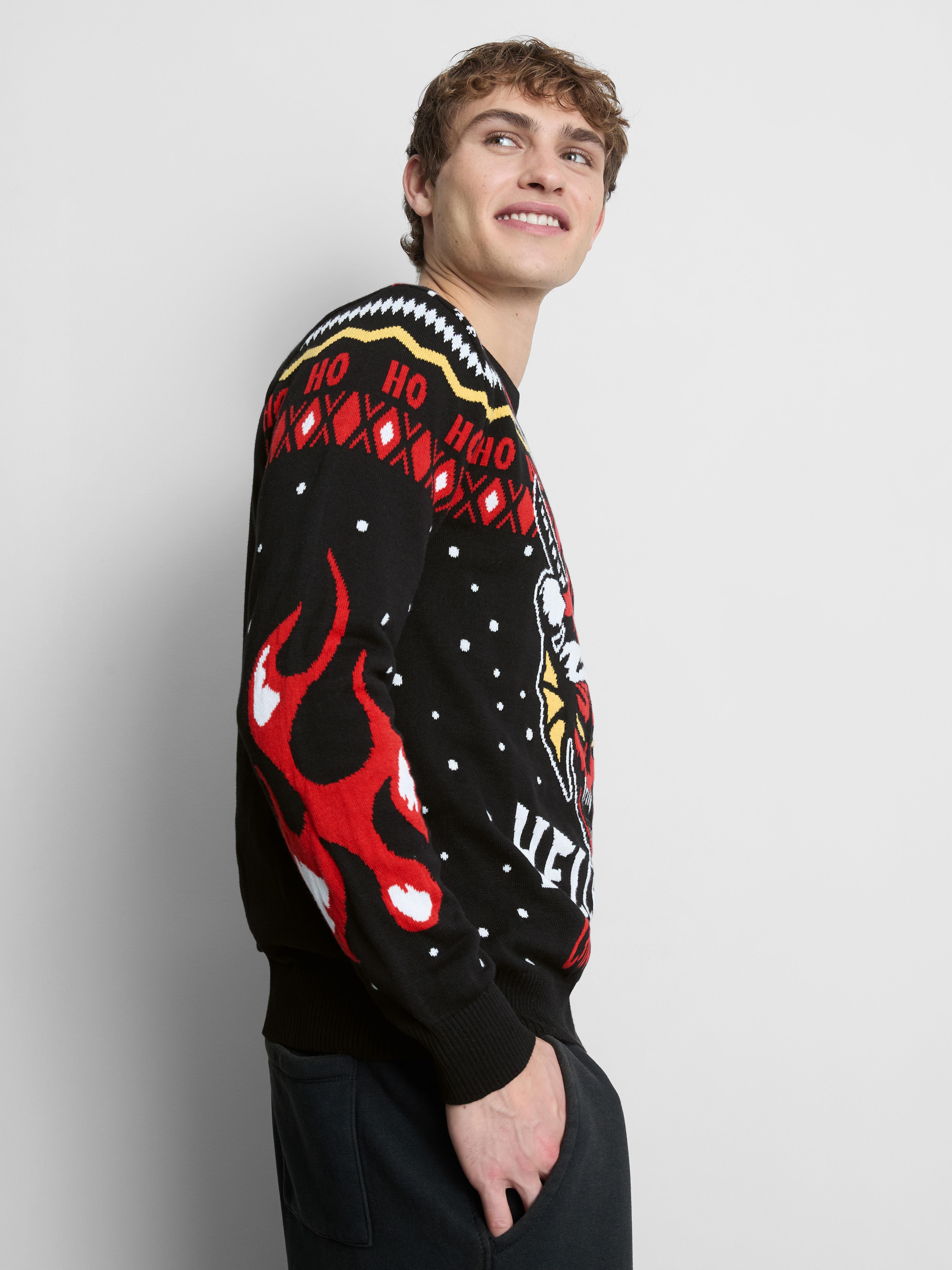 Stranger Things Hellfire Club Christmas Sweater