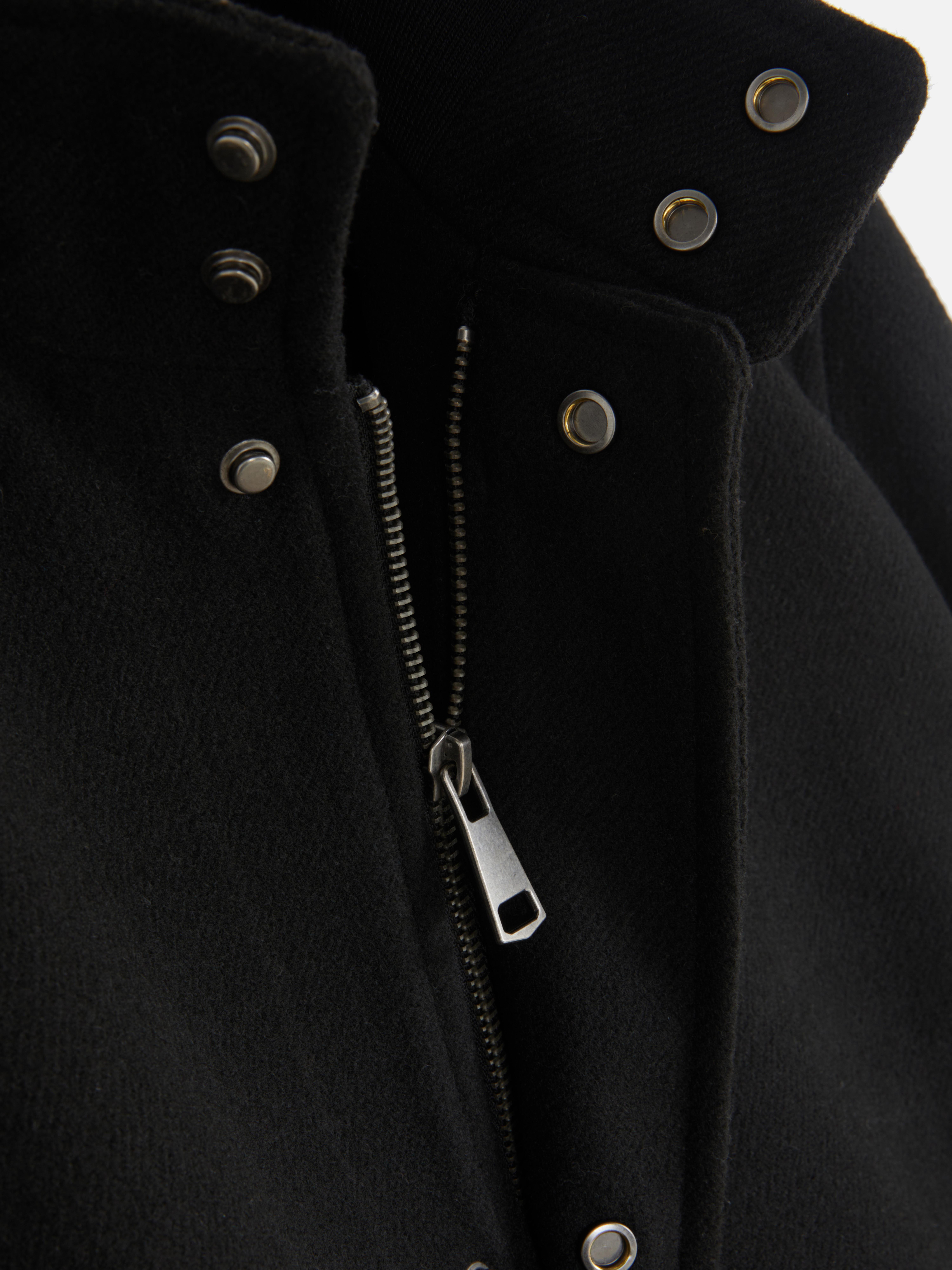 Zip-Up Long Coat