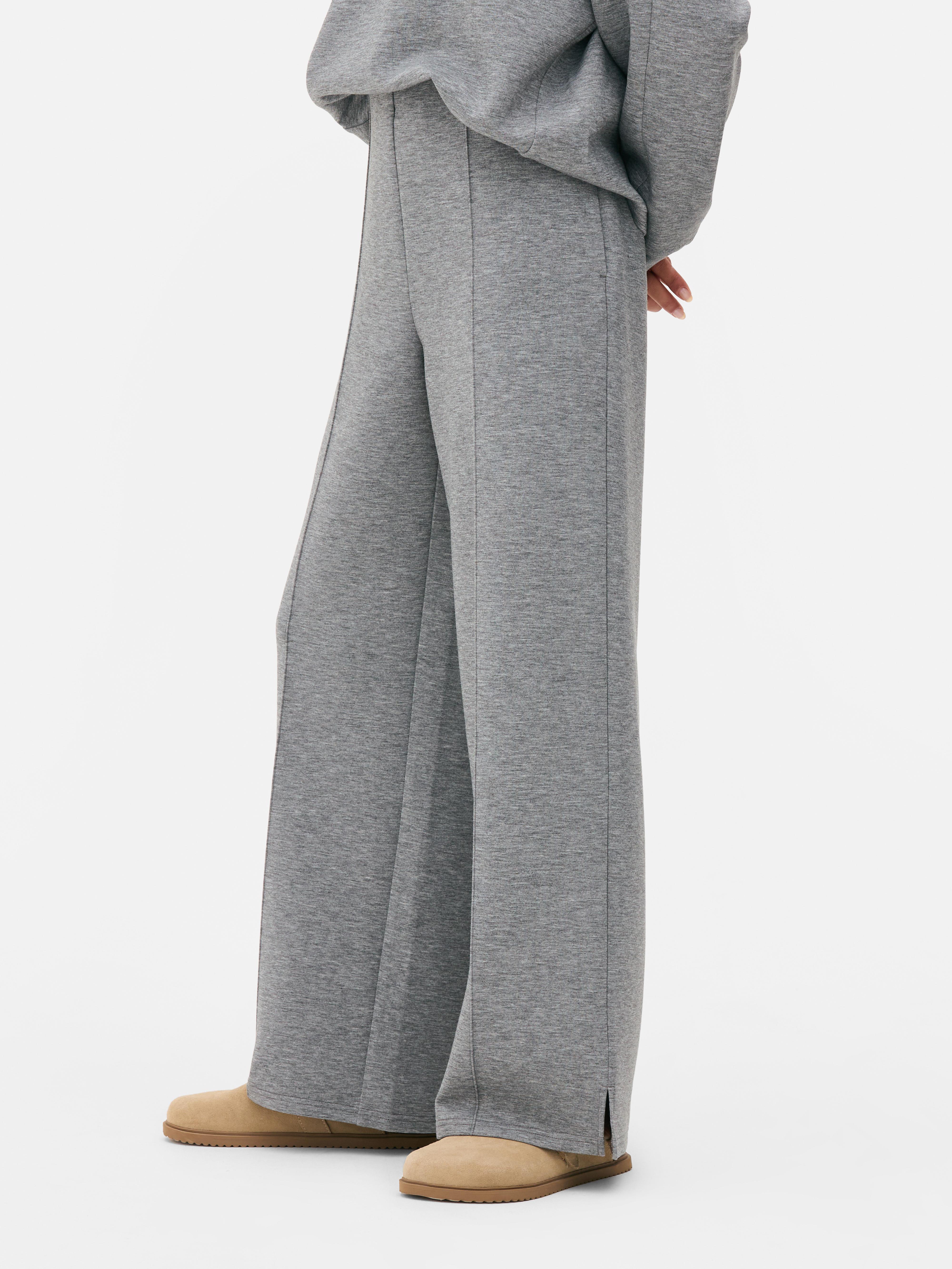 The Edit Wide Leg Scuba Pants