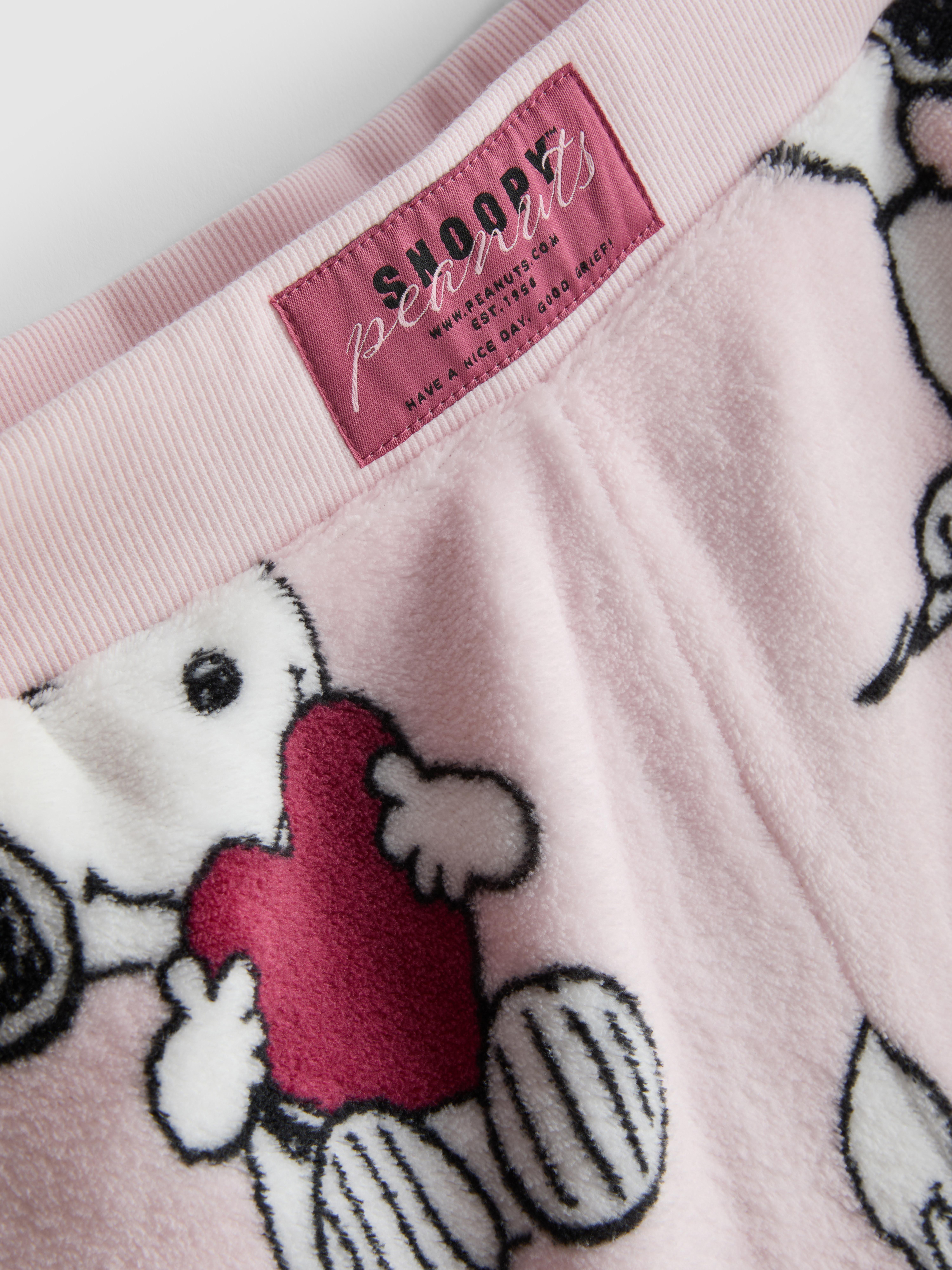 Snoopy Plush Pajama Bottoms