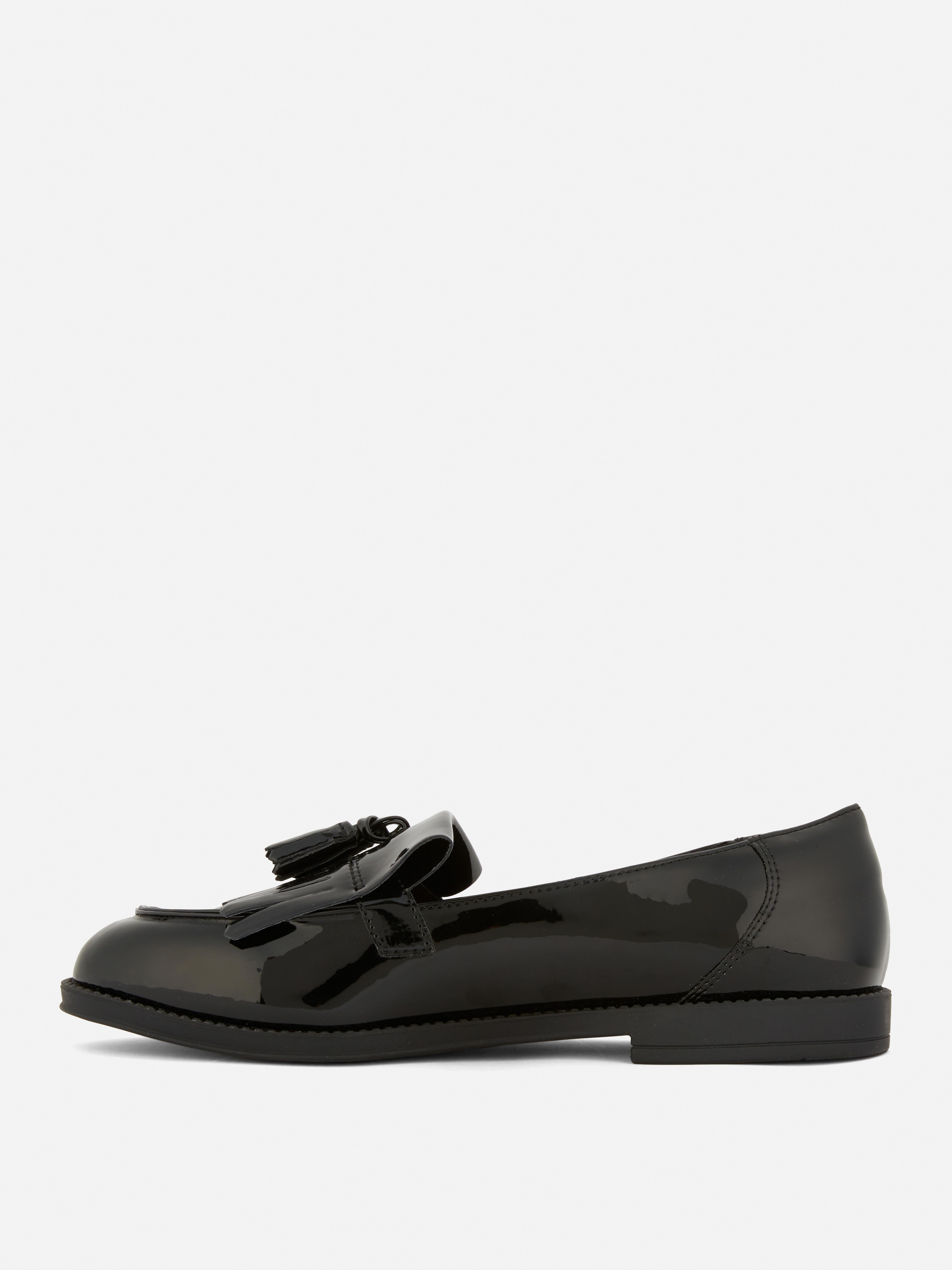 Wide Fit Patent Loafers