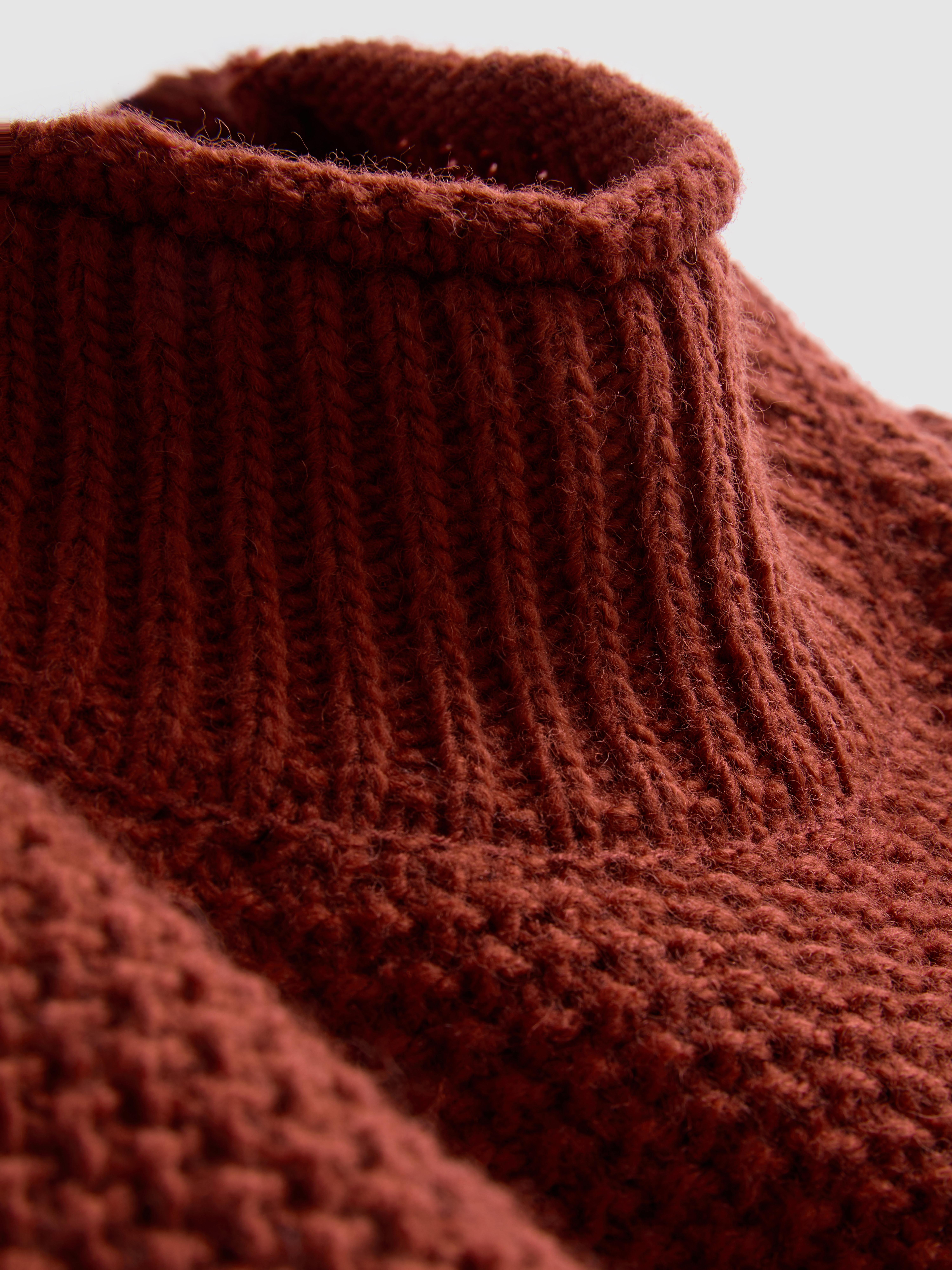 The Edit Turtle Neck Cable Sweater