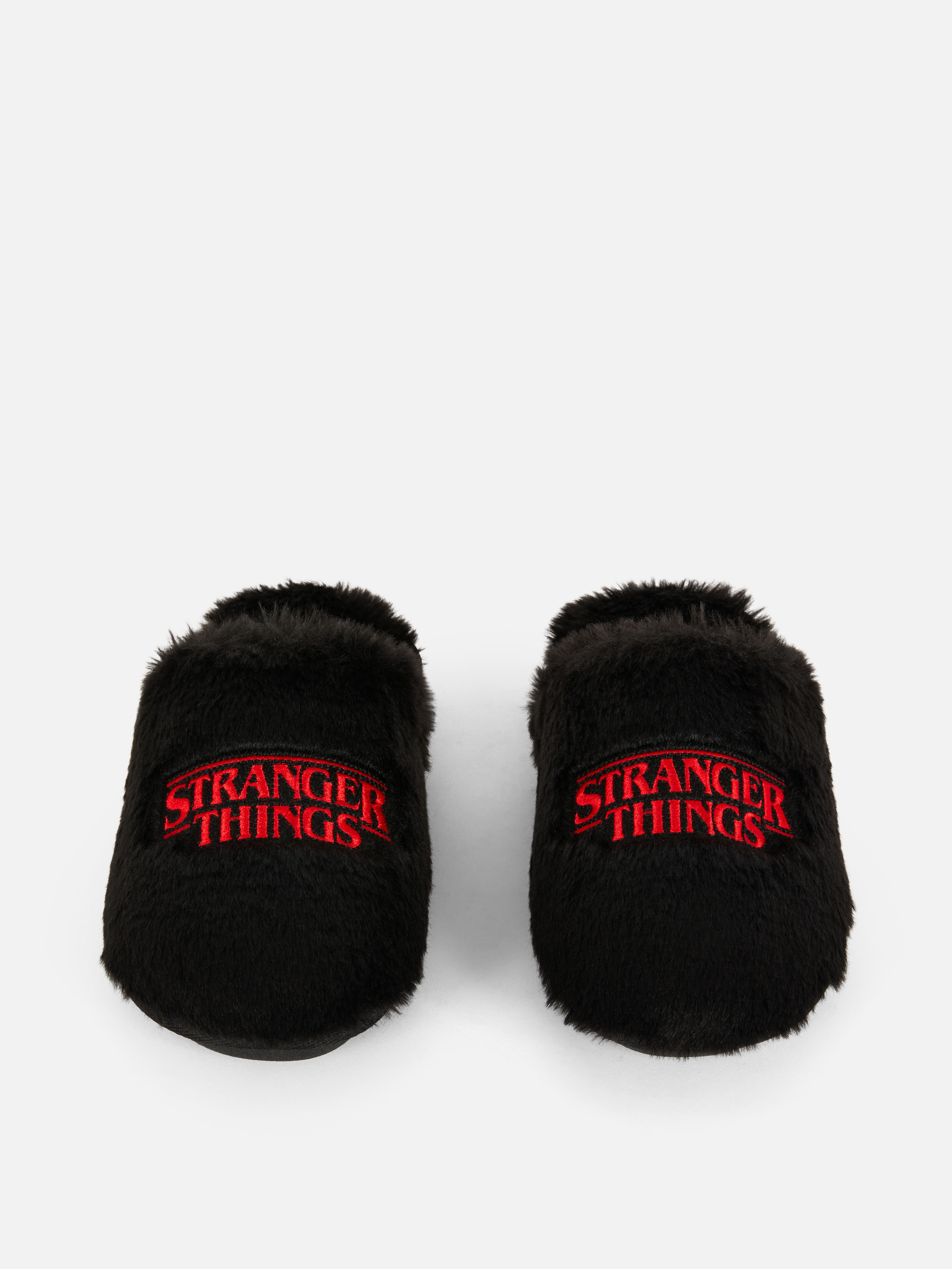 Stranger Things Mule Slippers In Gift Bag