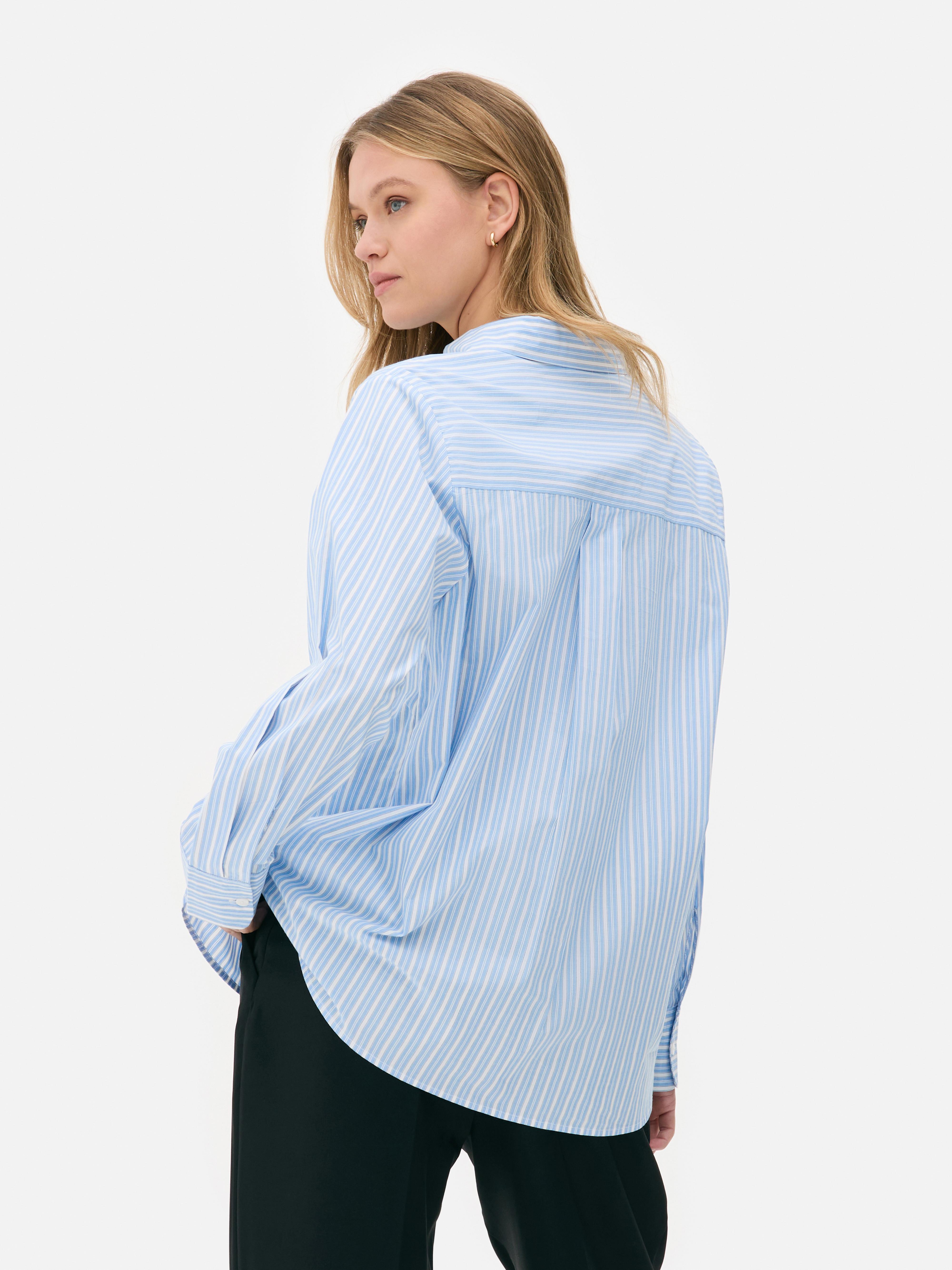 Striped Poplin Shirt