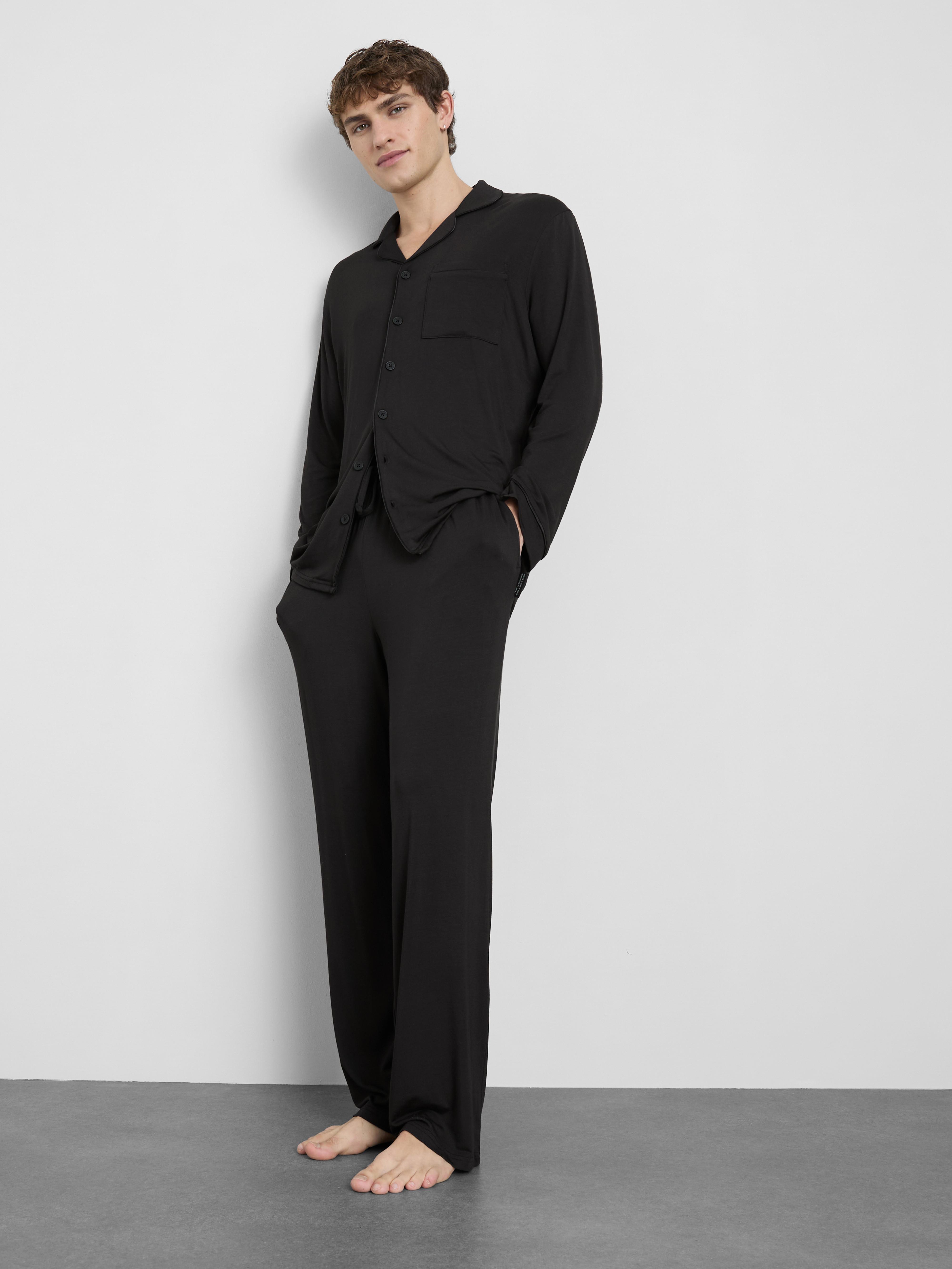 Straight-Leg Pajama Bottoms