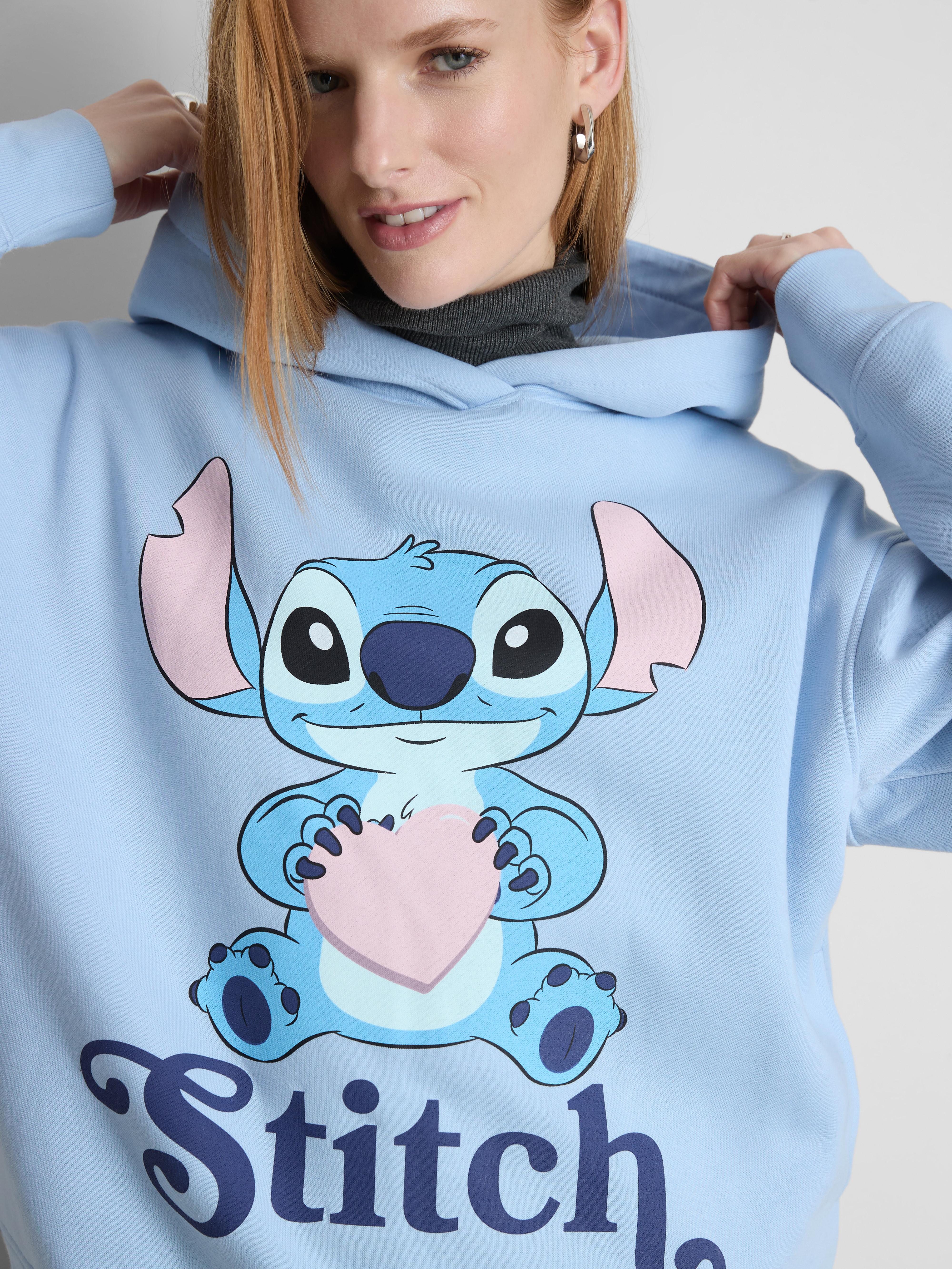 Disney’s Stitch Cotton Blend Graphic Hoodie