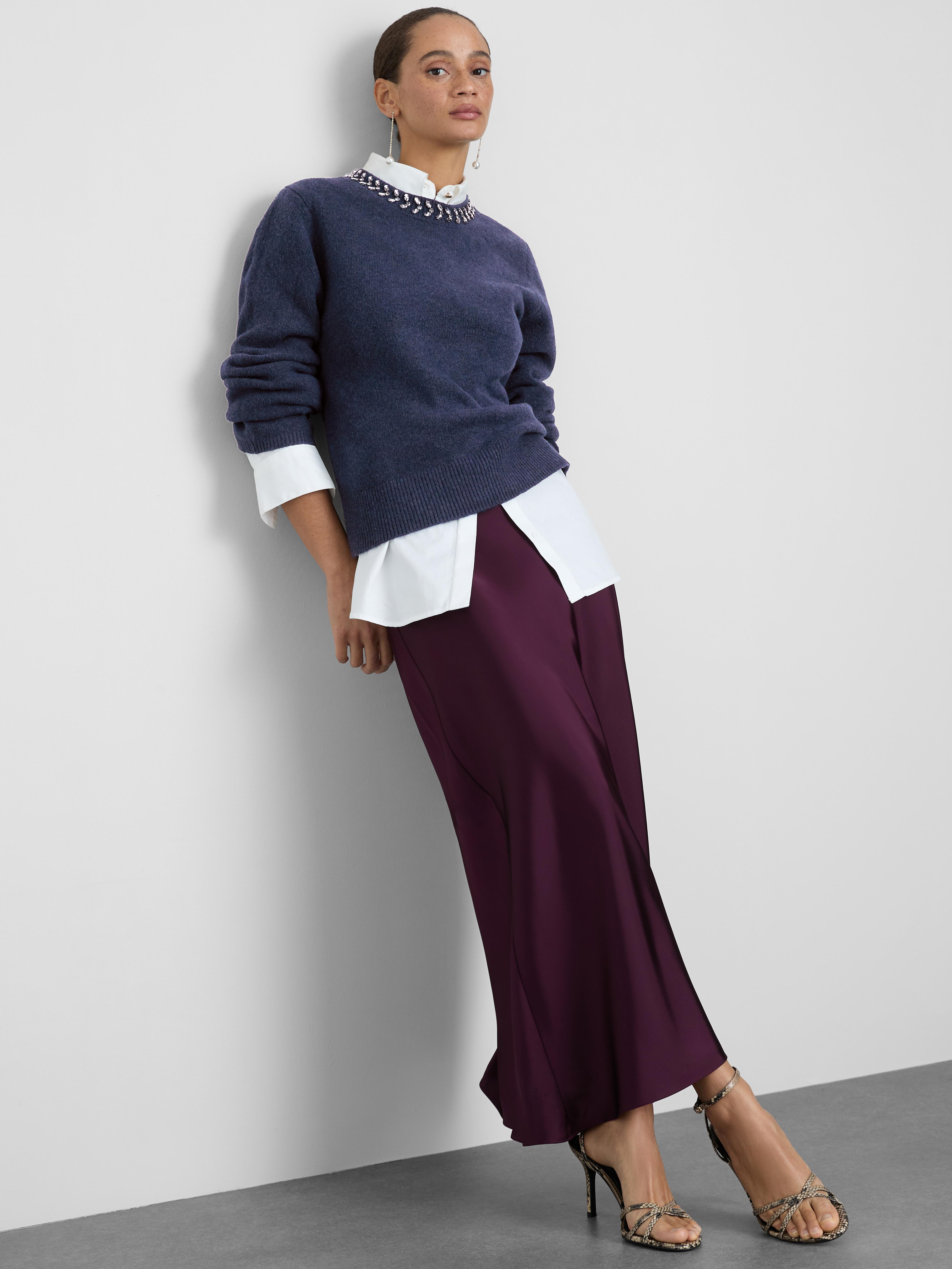 Embellished Knit Sweater