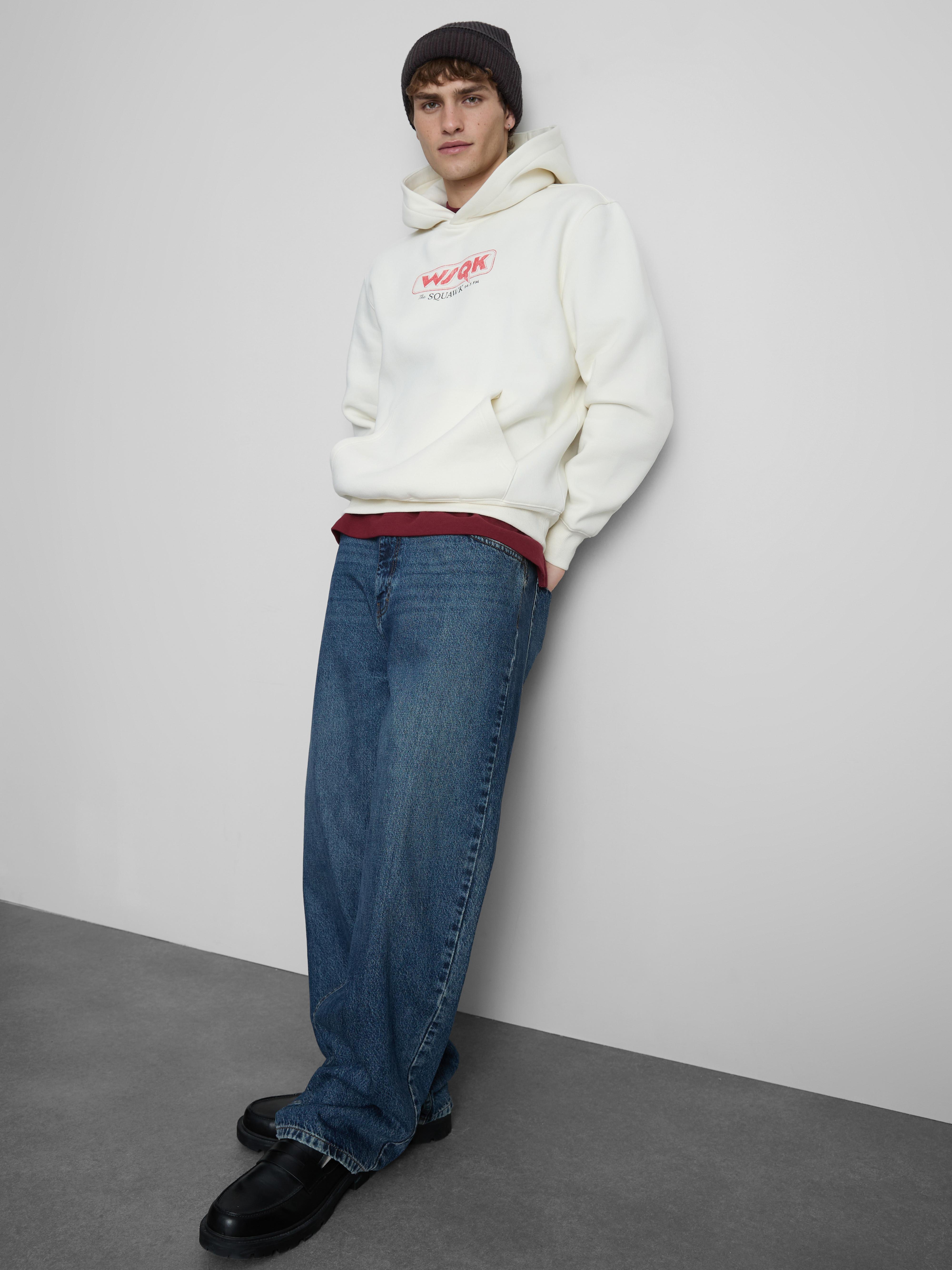 Stranger Things Oversized Graphic Hoodie