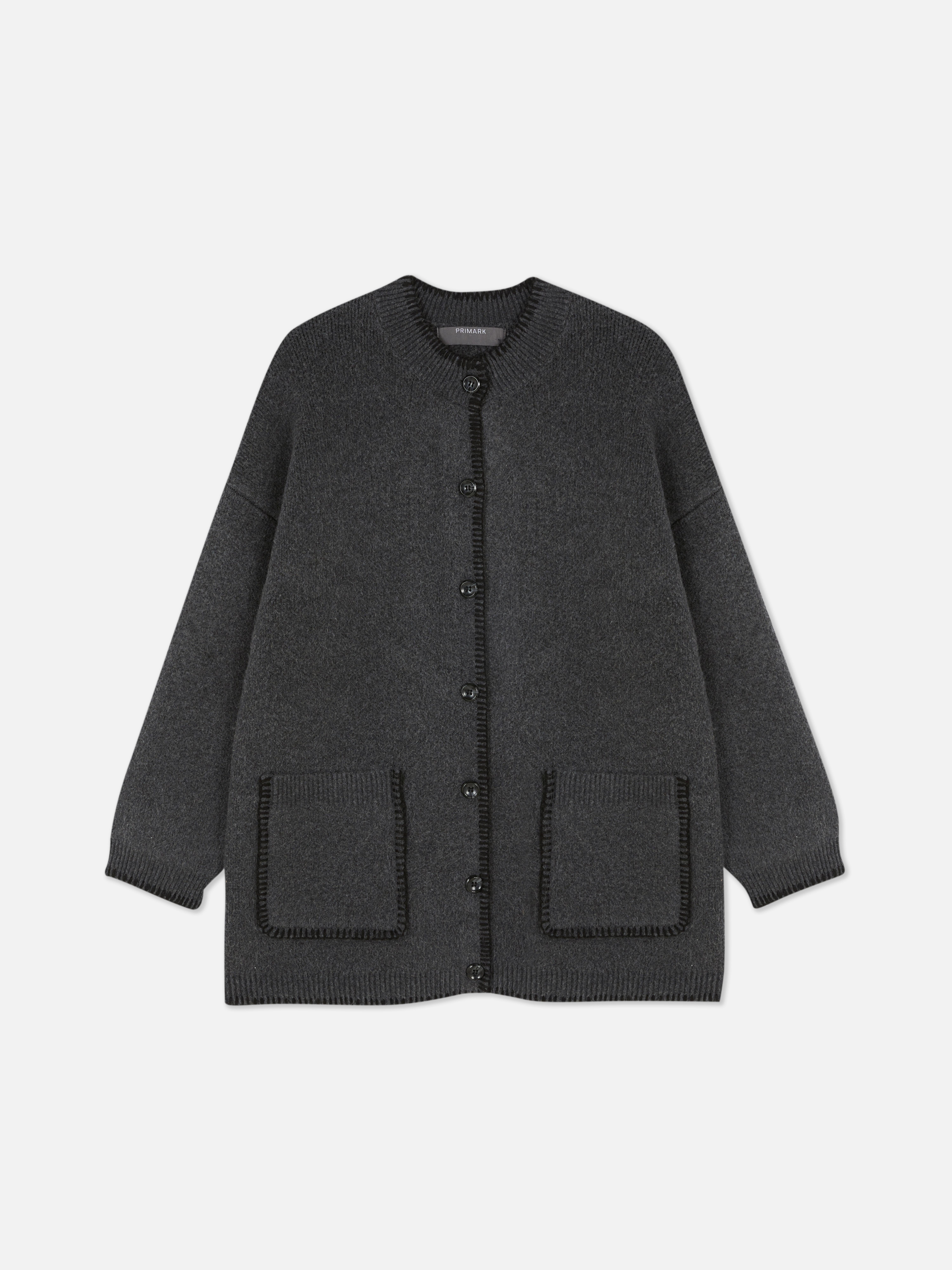 MAJOR FIND | Paula Echevarría Contrast Stitch Cardigan