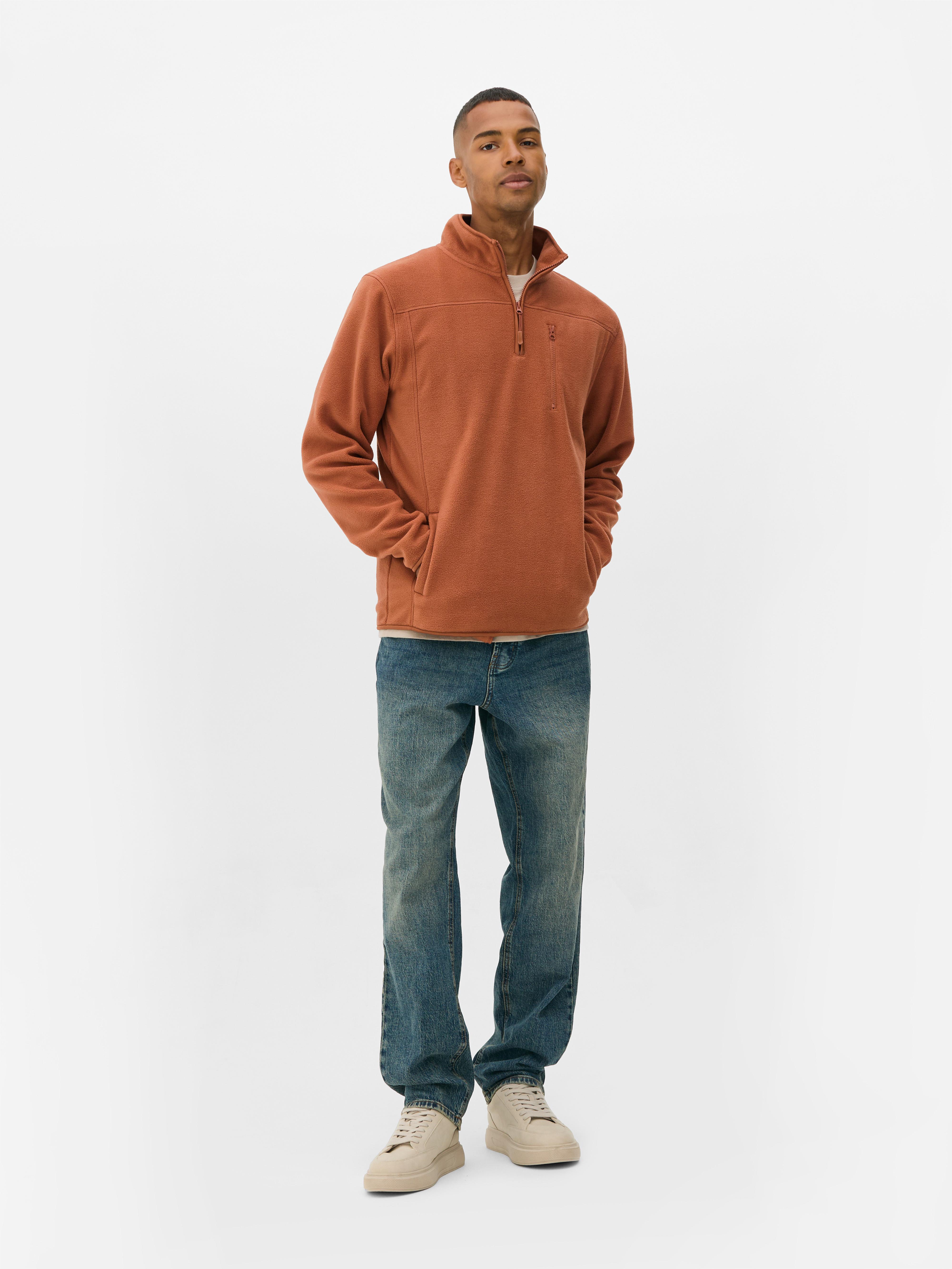 Quarter Zip Fleece Sweatshirt