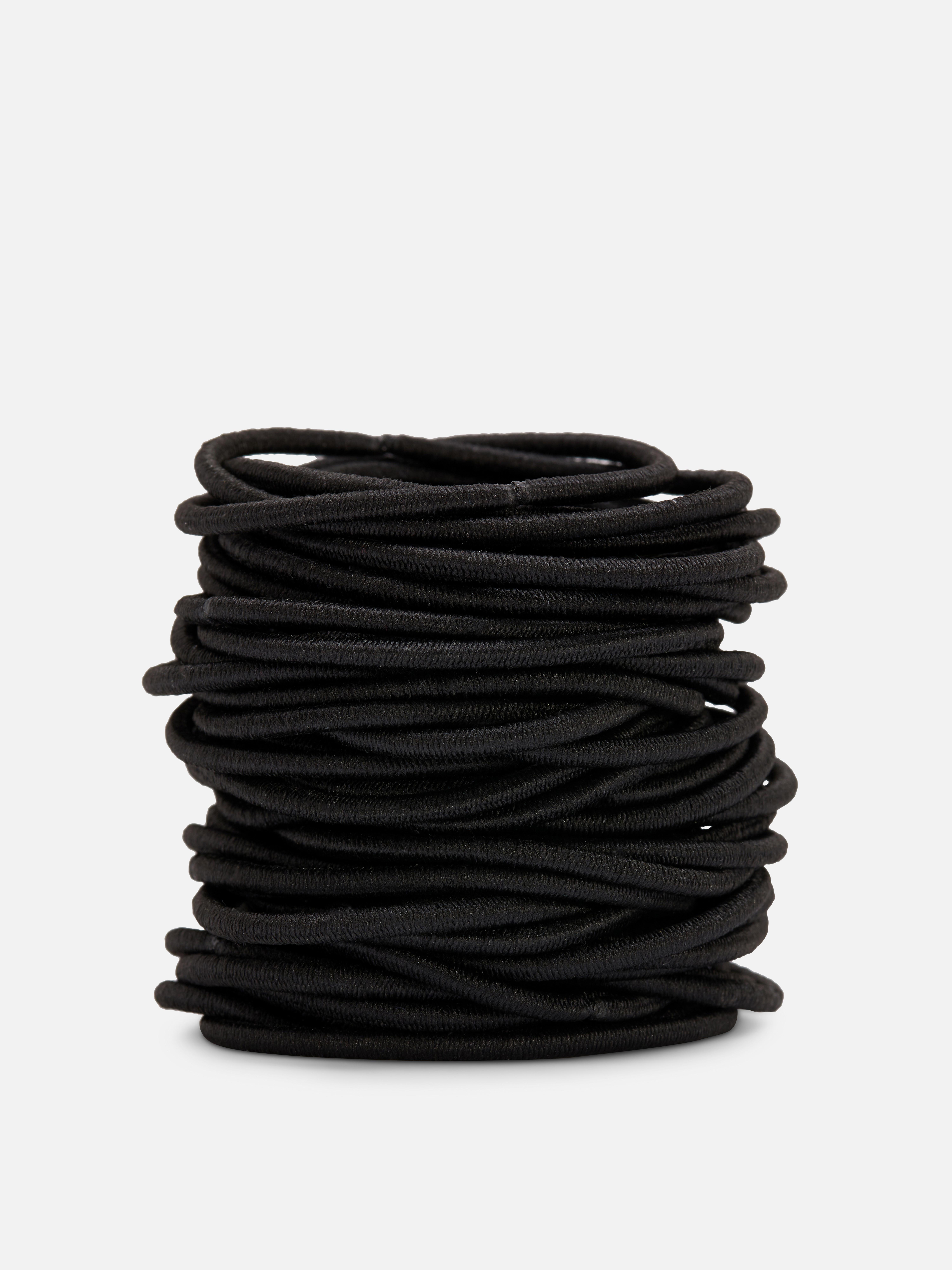 60-Pack Thick Elastic Hair Bands