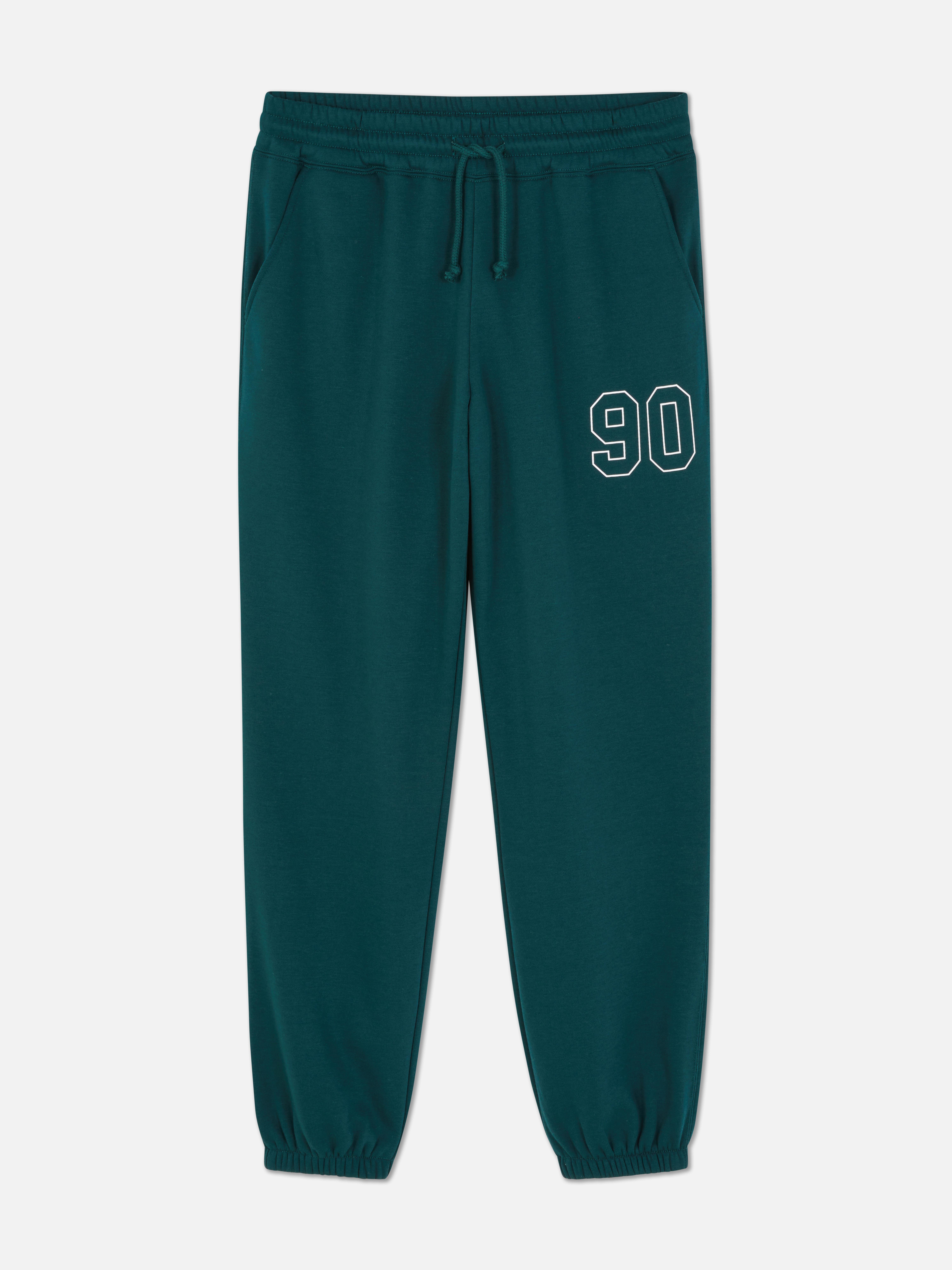Cuffed Printed Sweatpants