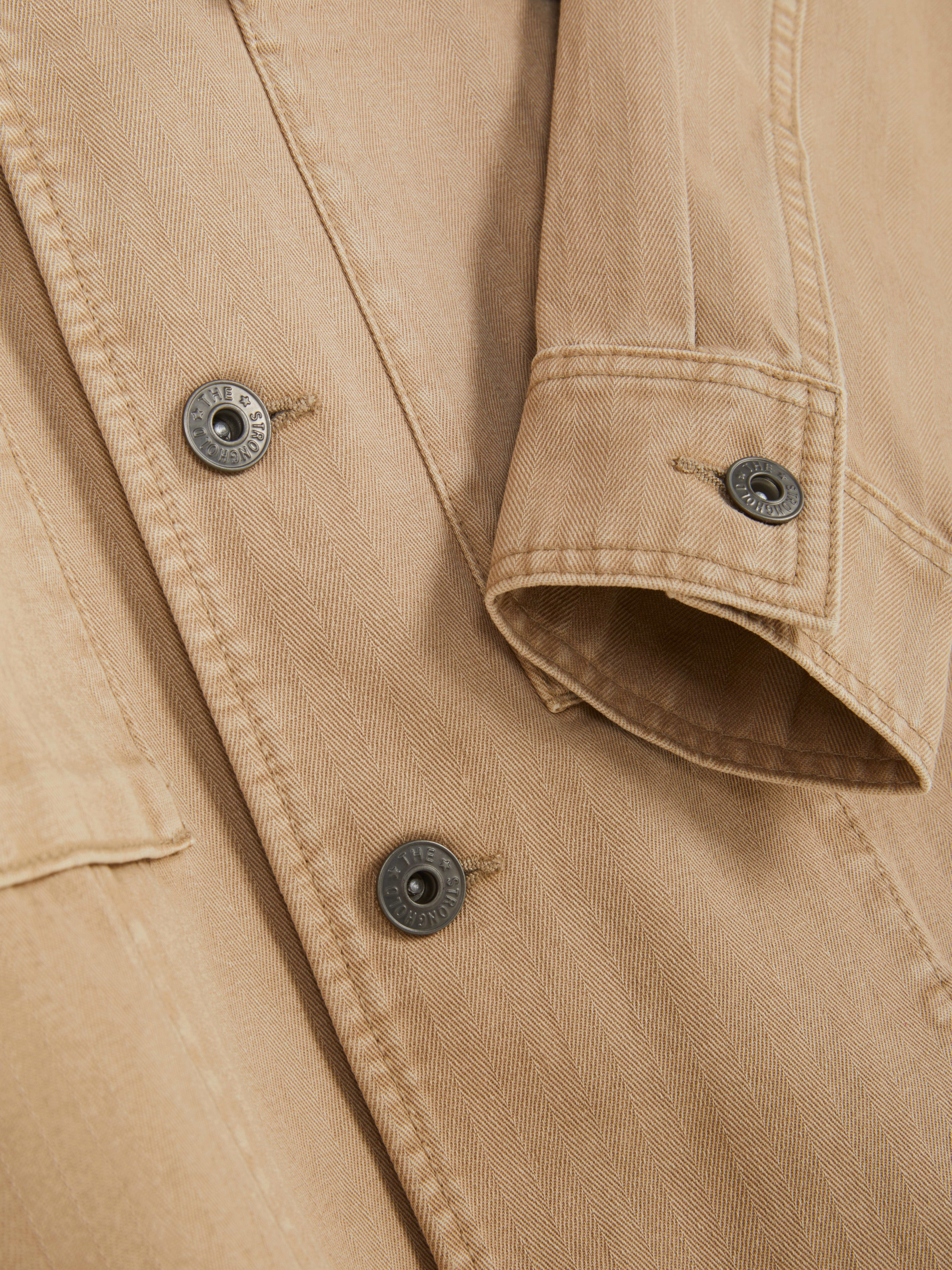 The stronghold Herringbone Canvas Jacket