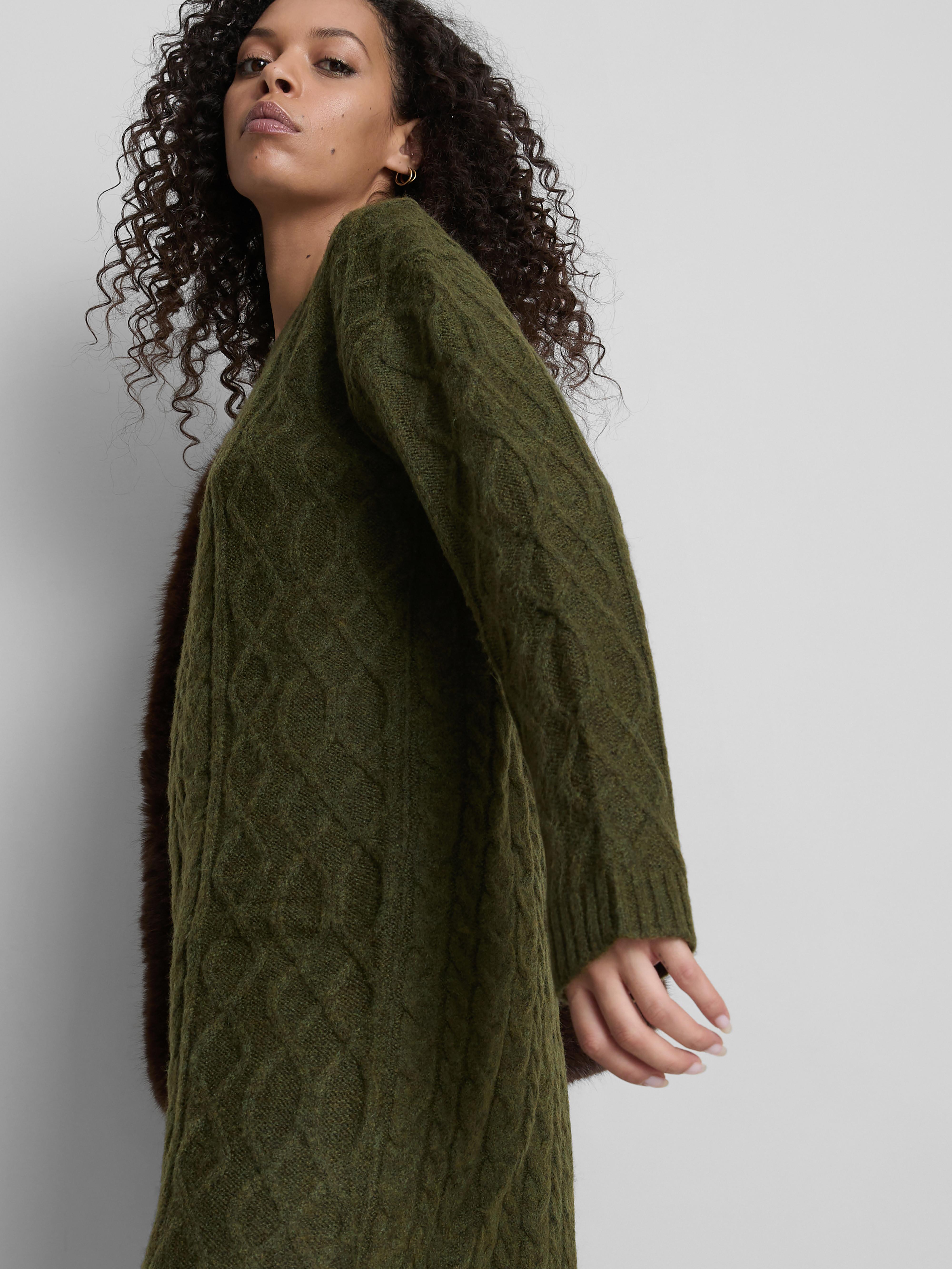 Cable Knit Mini Sweater Dress