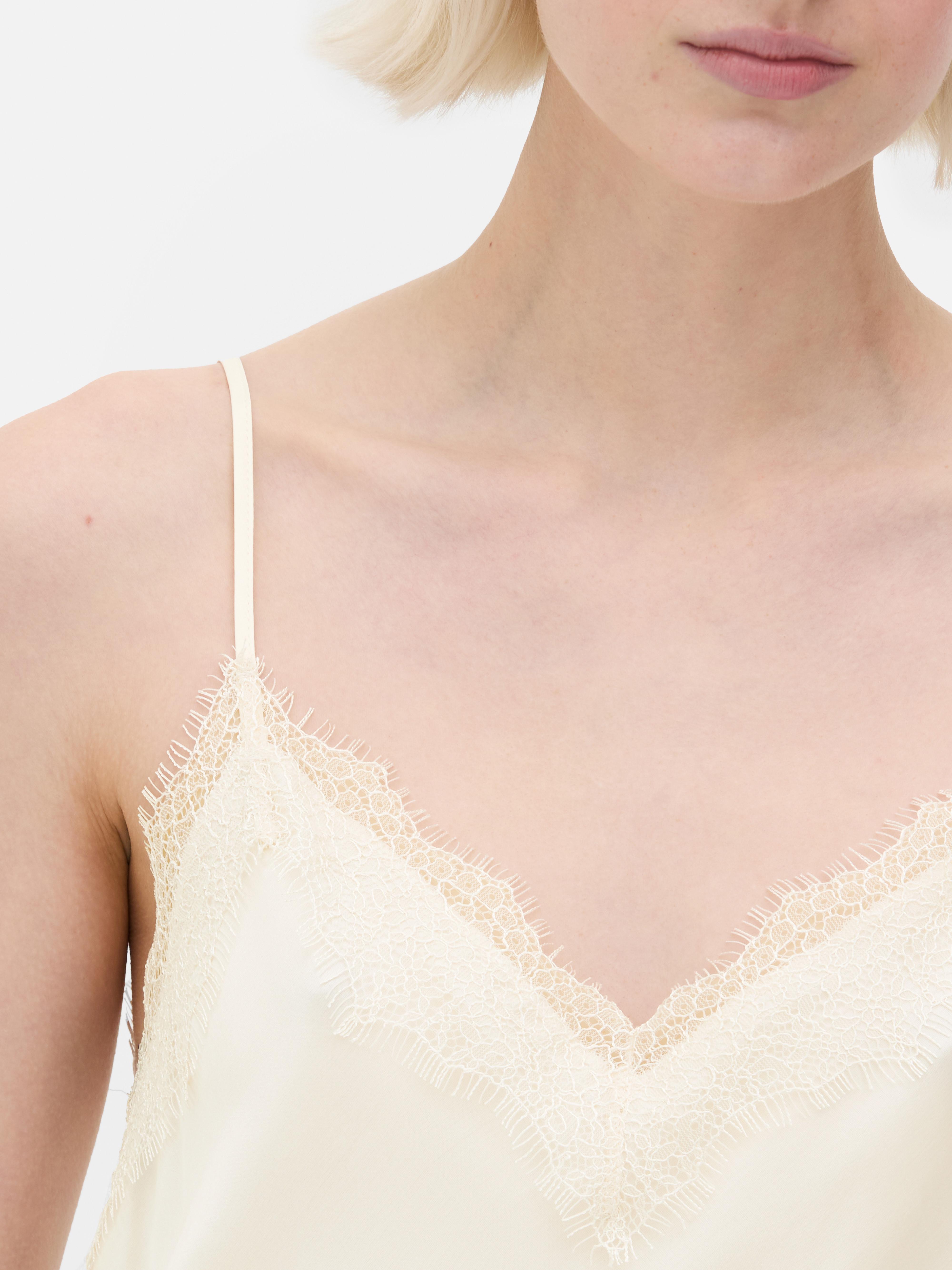 The Edit Lace Trim Cami