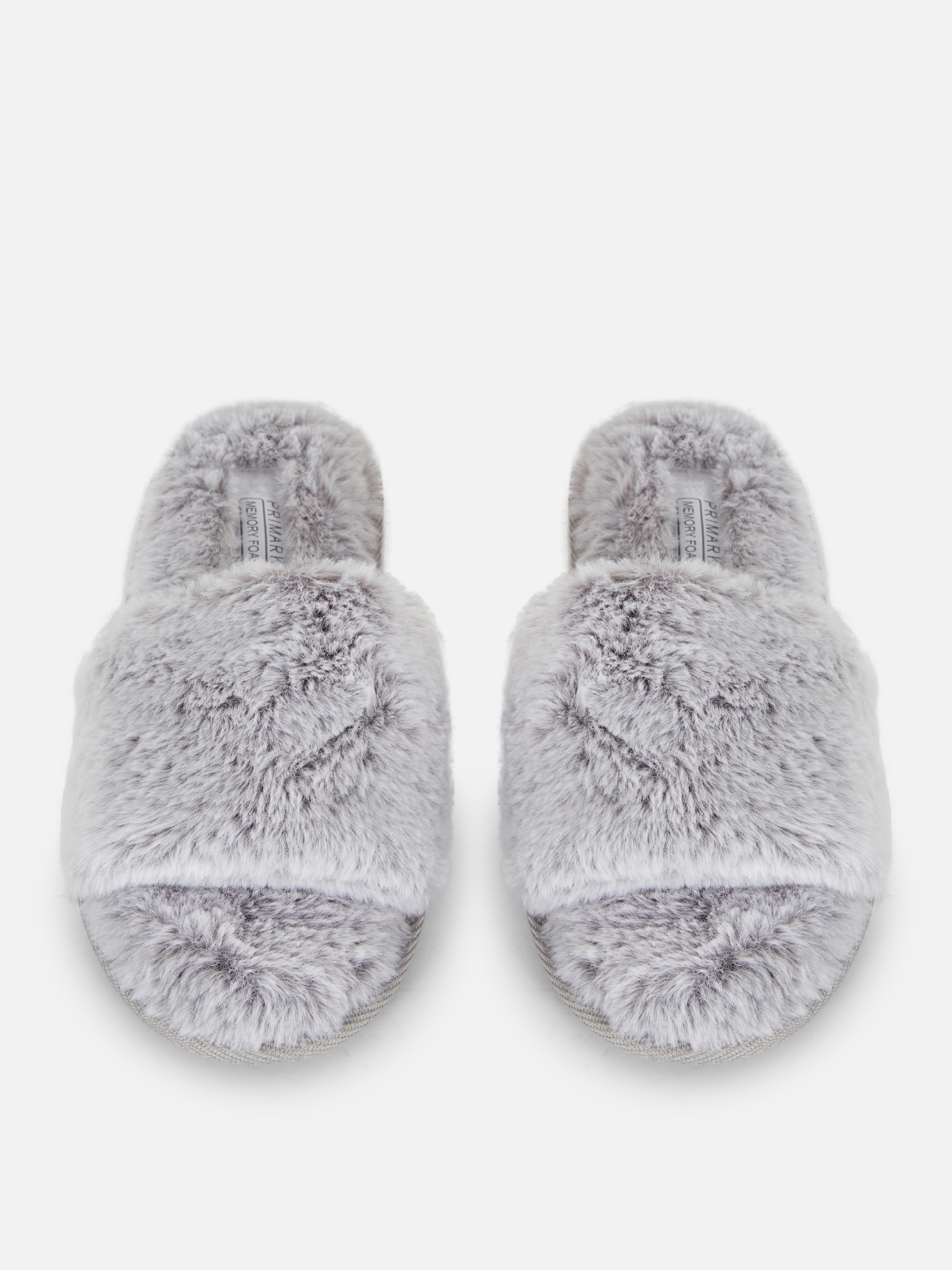 Faux Fur Slippers