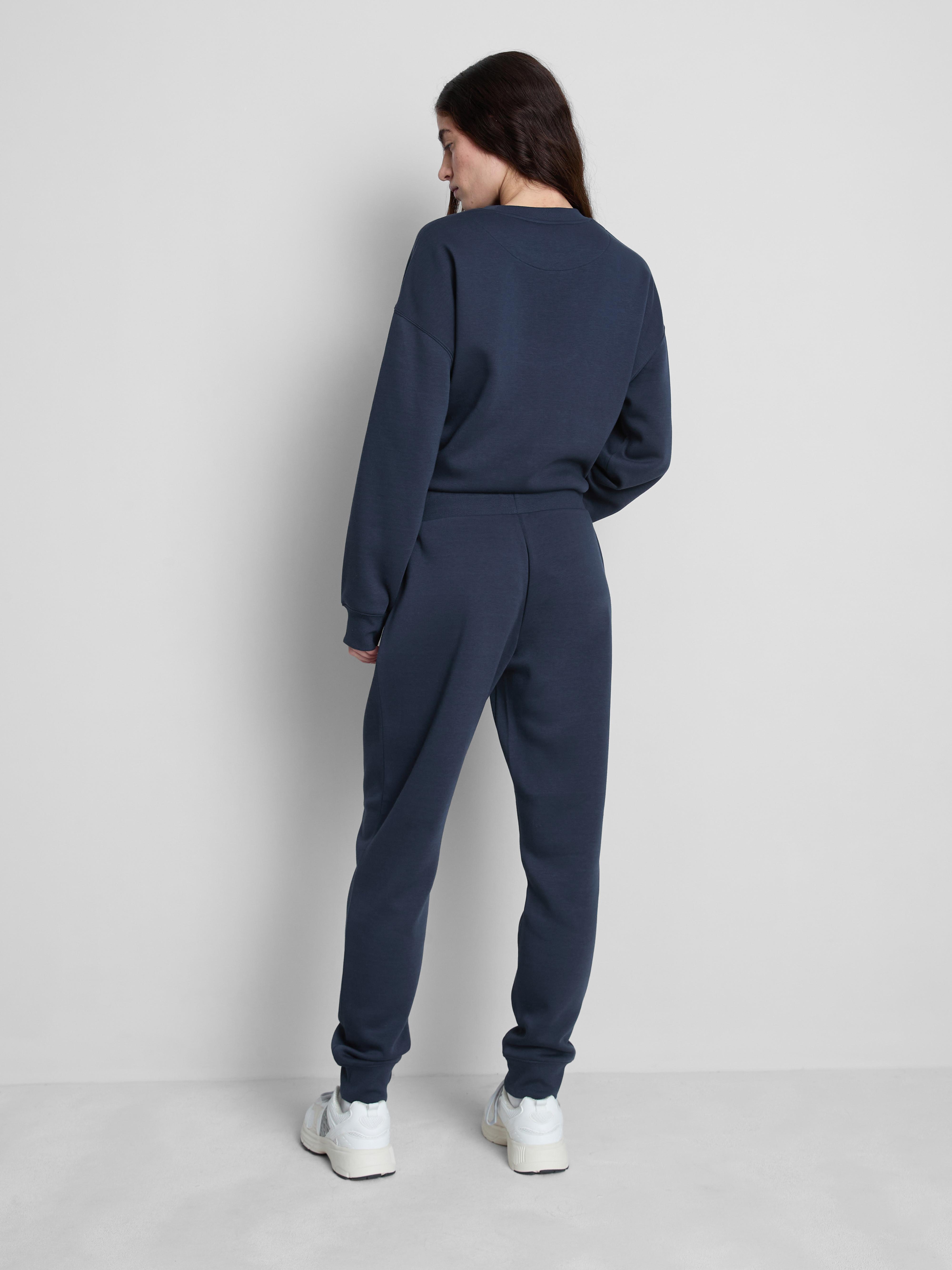 Cotton Blend Printed Skinny Joggers