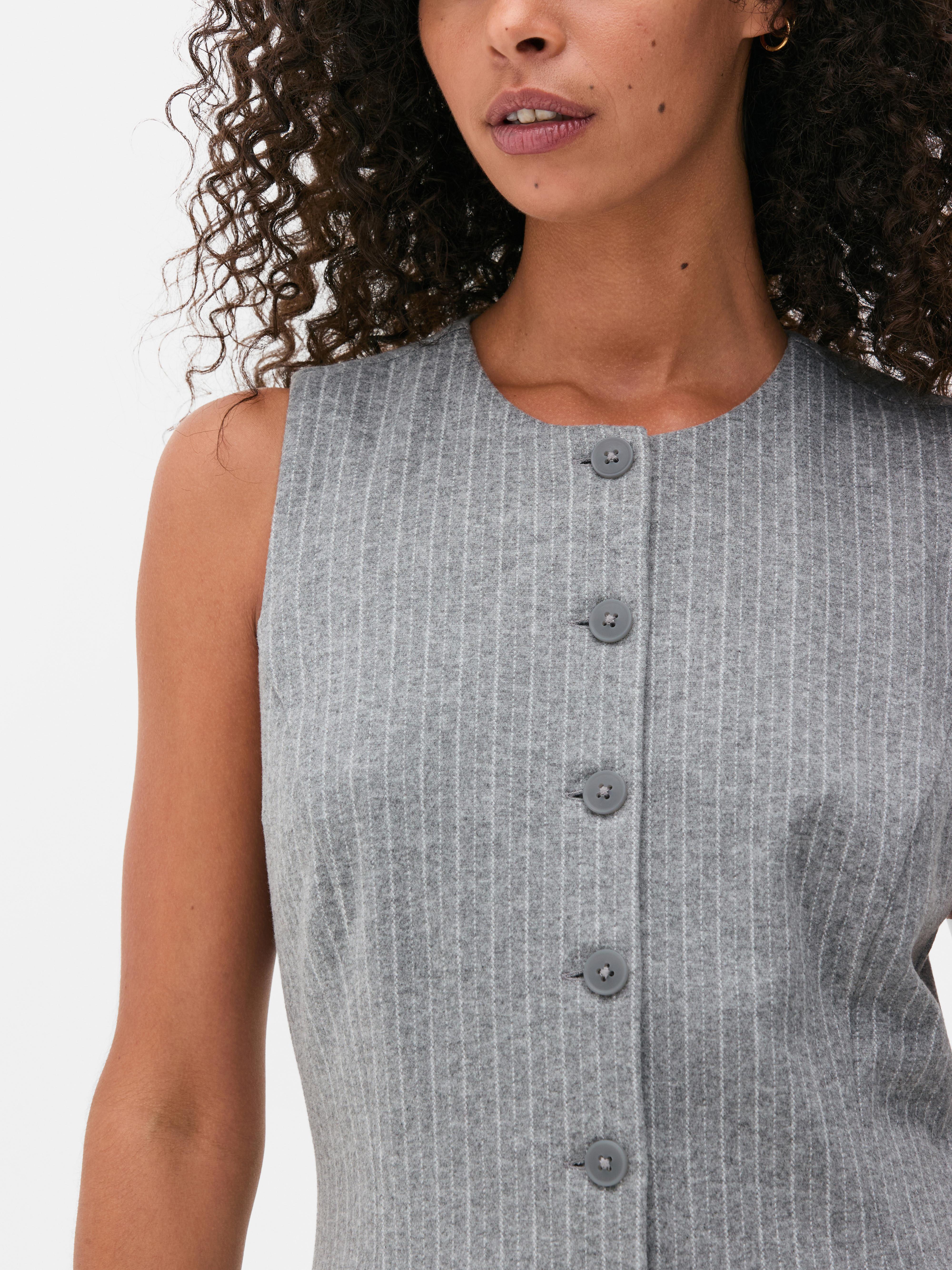 Tailored Pinstripe Waistcoat