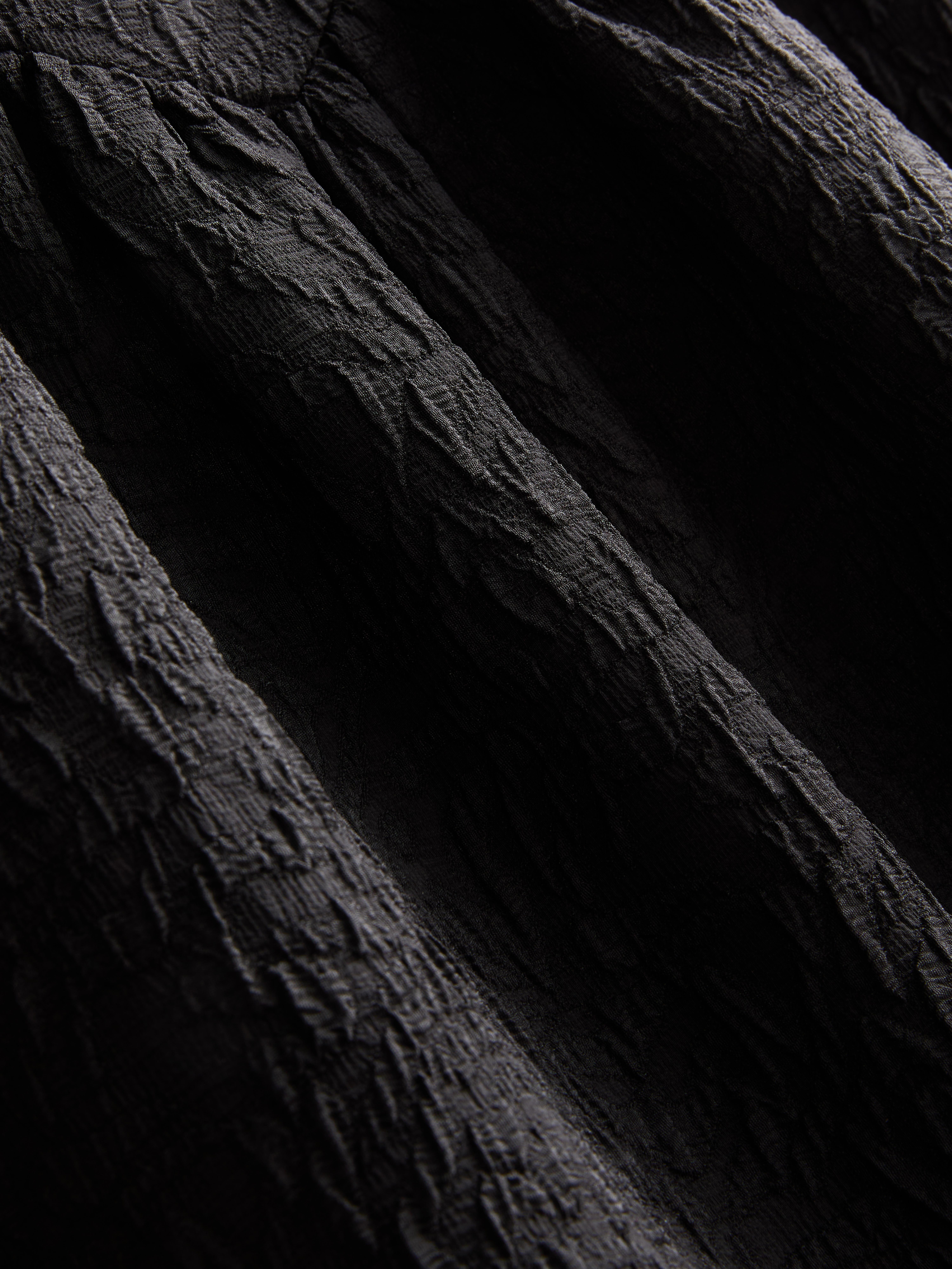 Drop Waist Jacquard Mini Dress