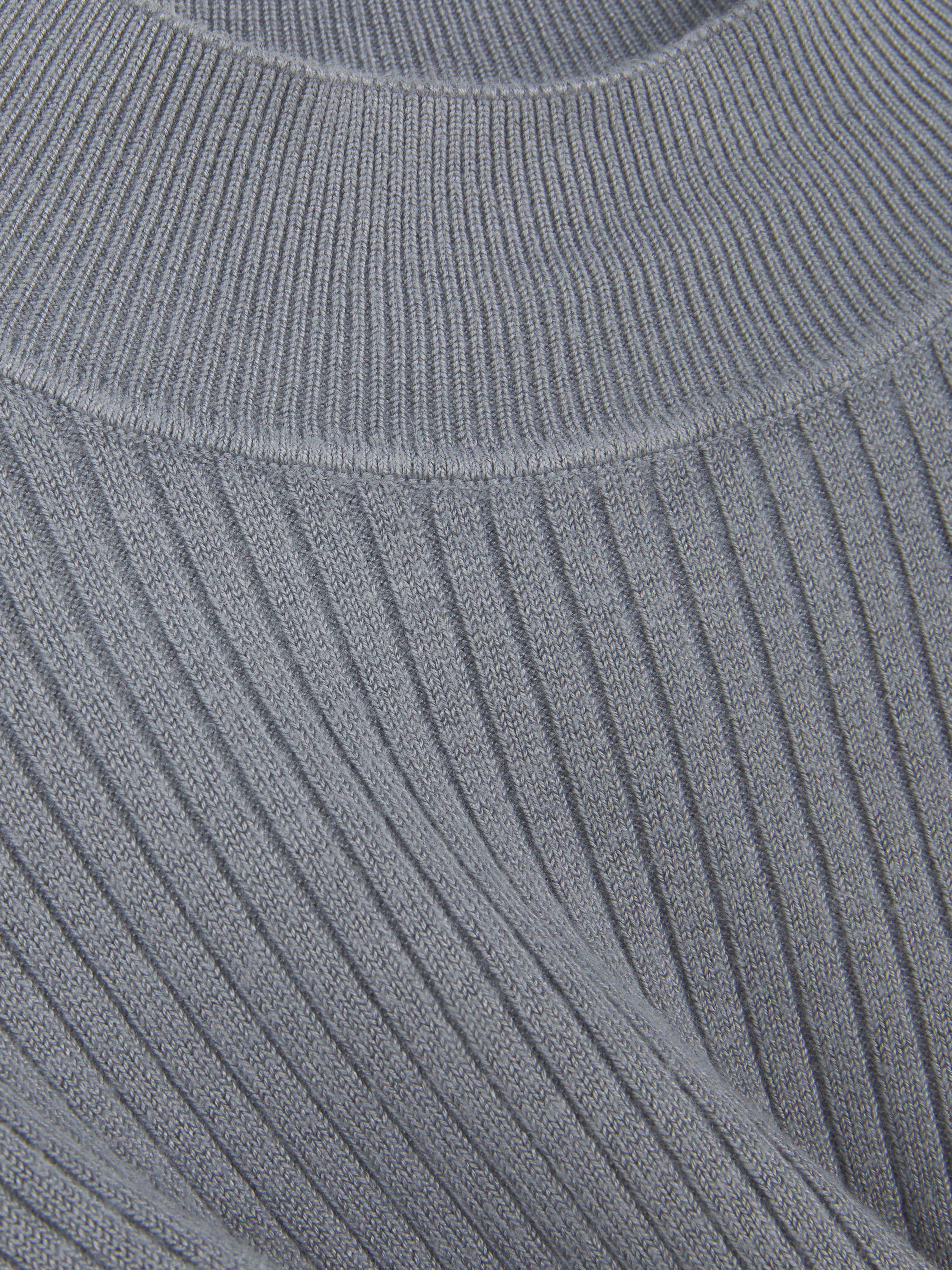 Ribbed Turtleneck Sweater