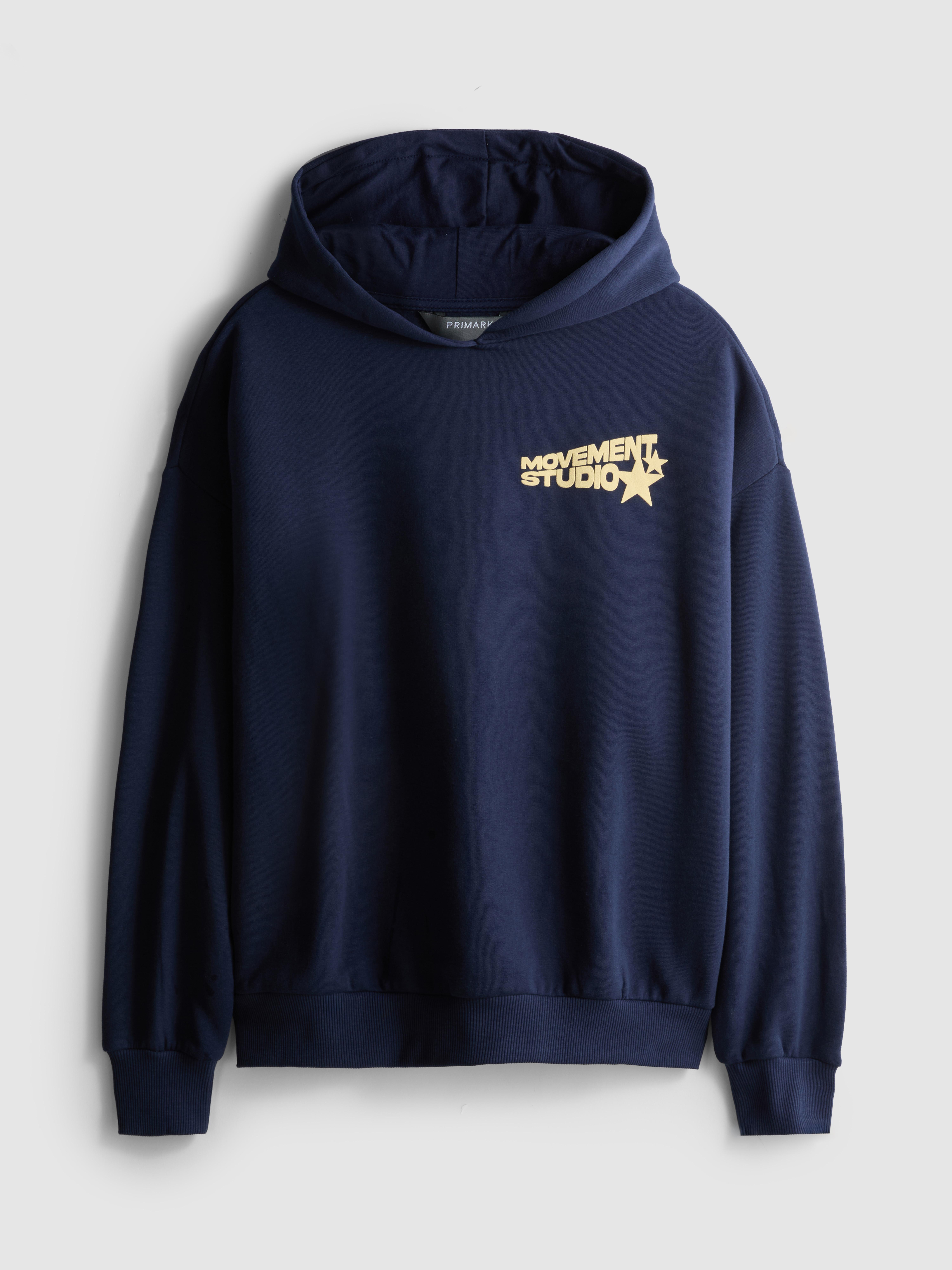 Cotton Blend Oversized Star Hoodie