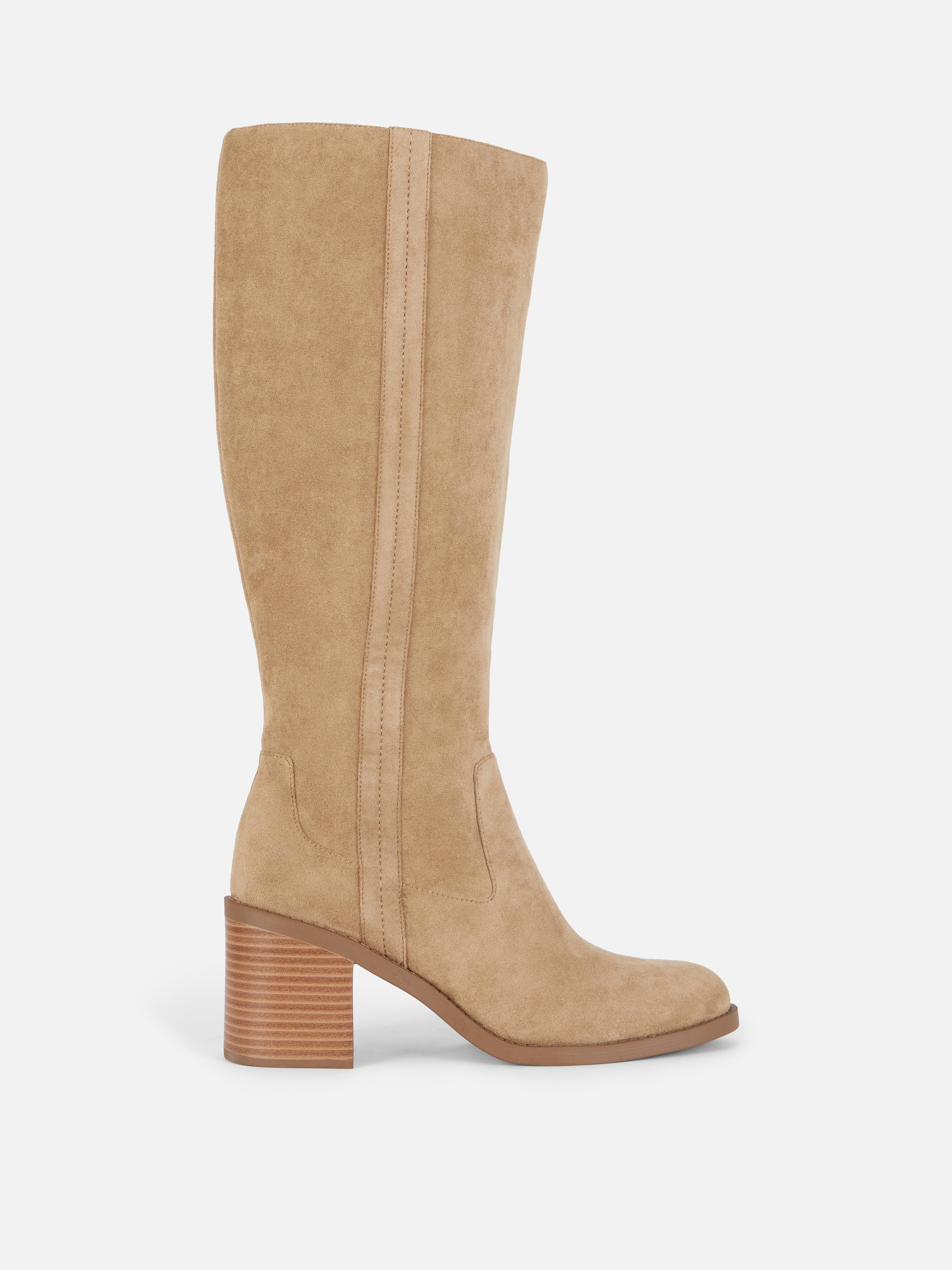 Knee High Block Heel Boots