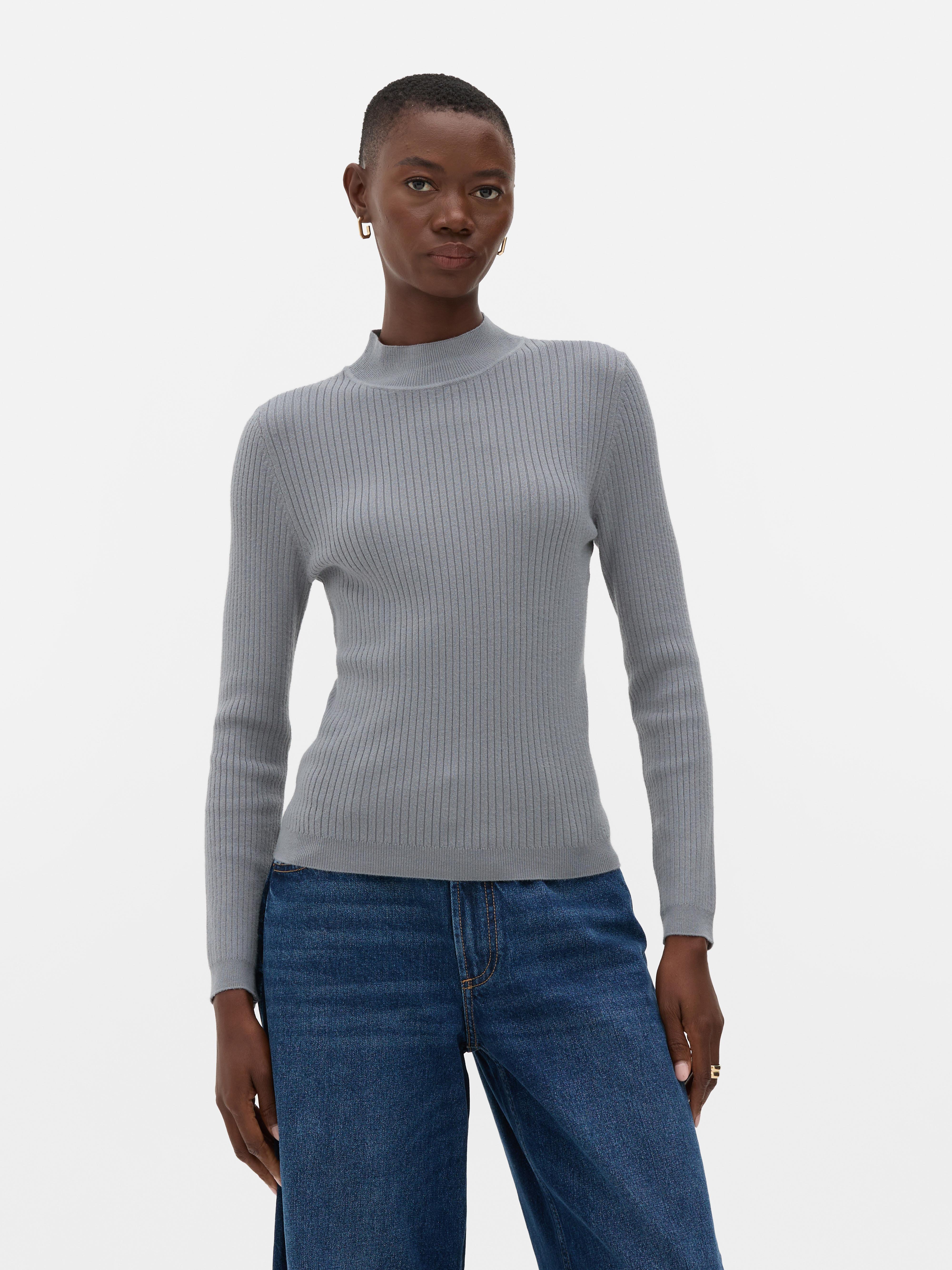 Ribbed Turtleneck Sweater