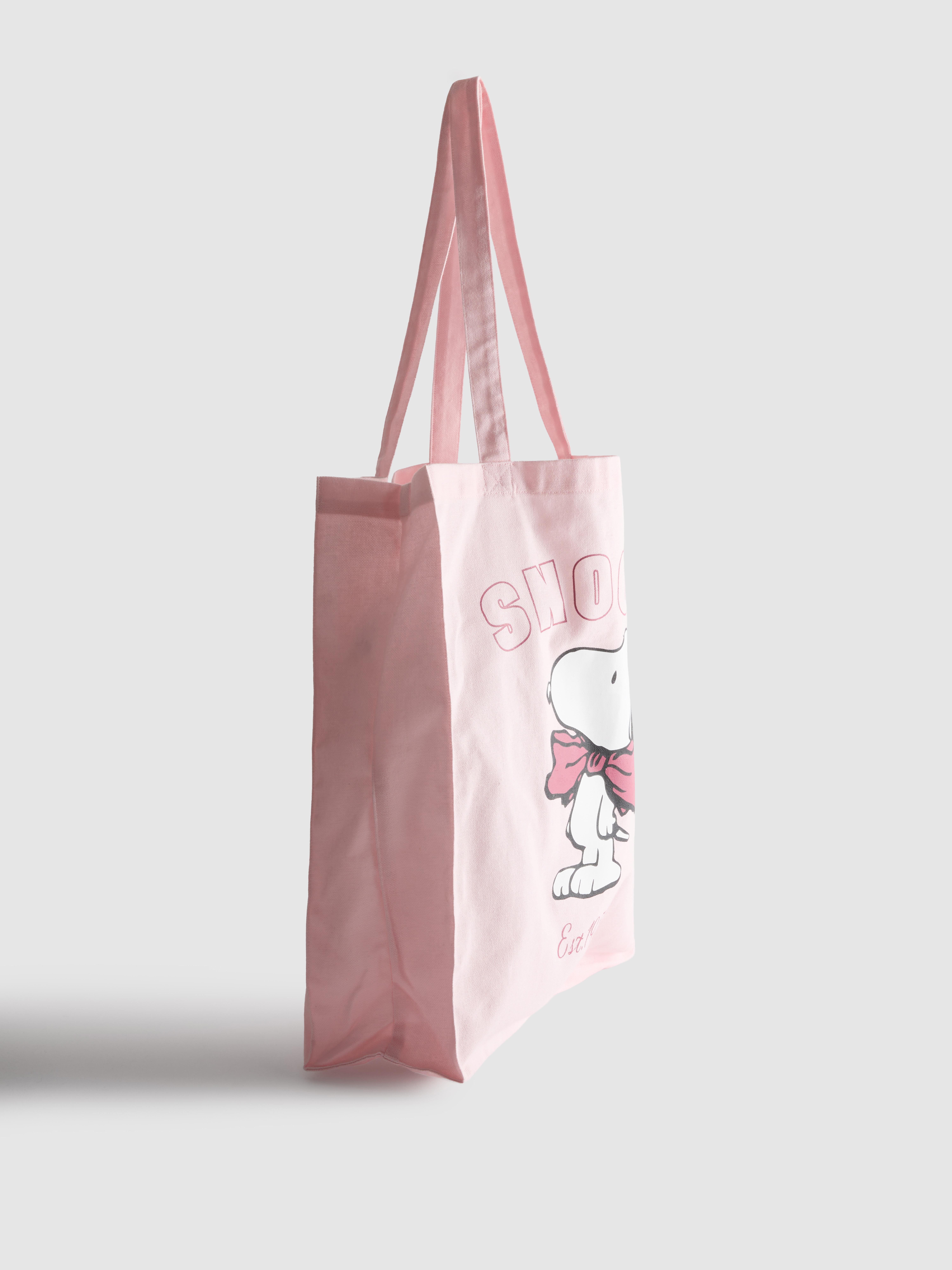 Snoopy Cotton Canvas Tote Bag