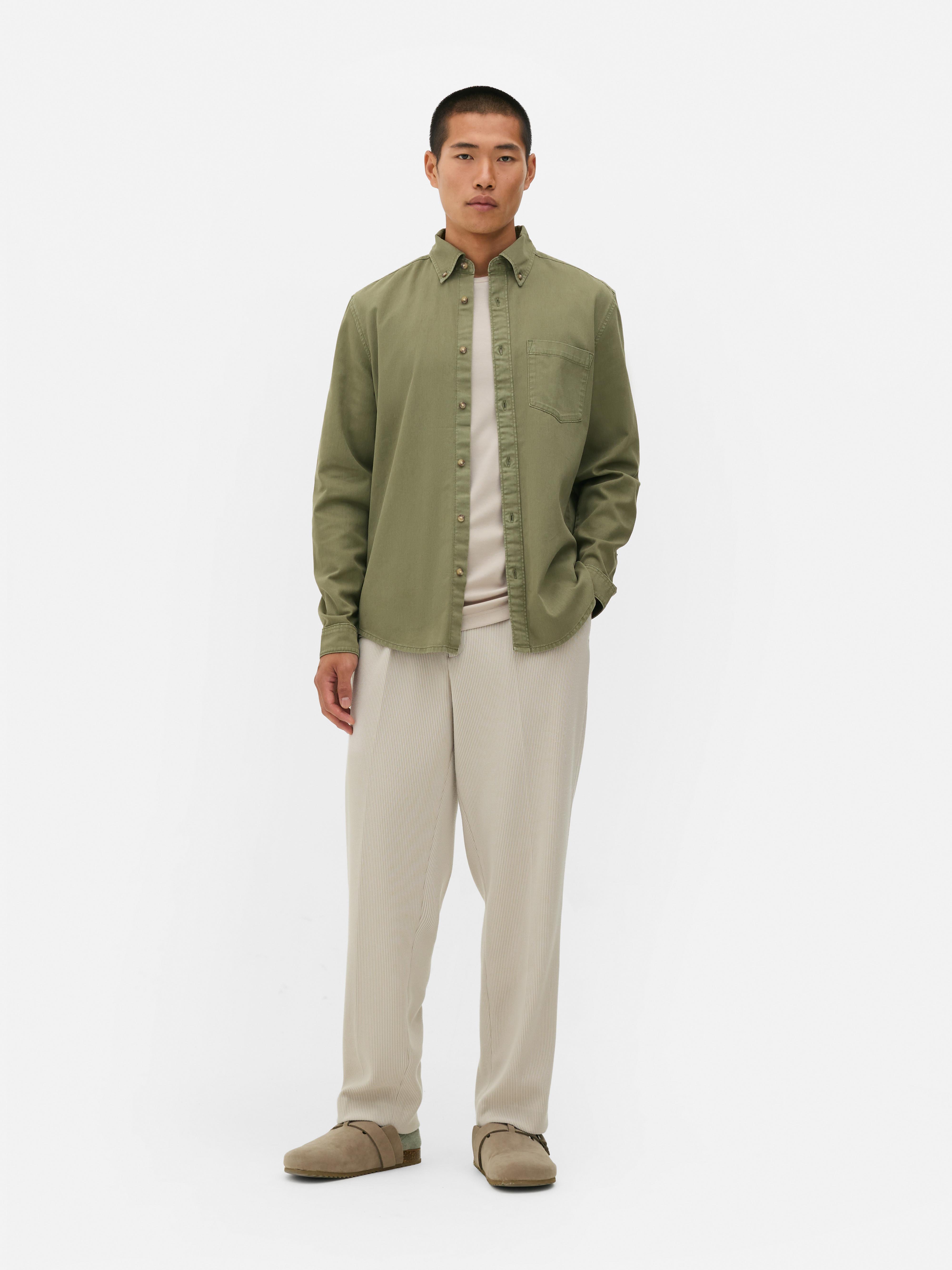 Long Sleeve Twill Shirt