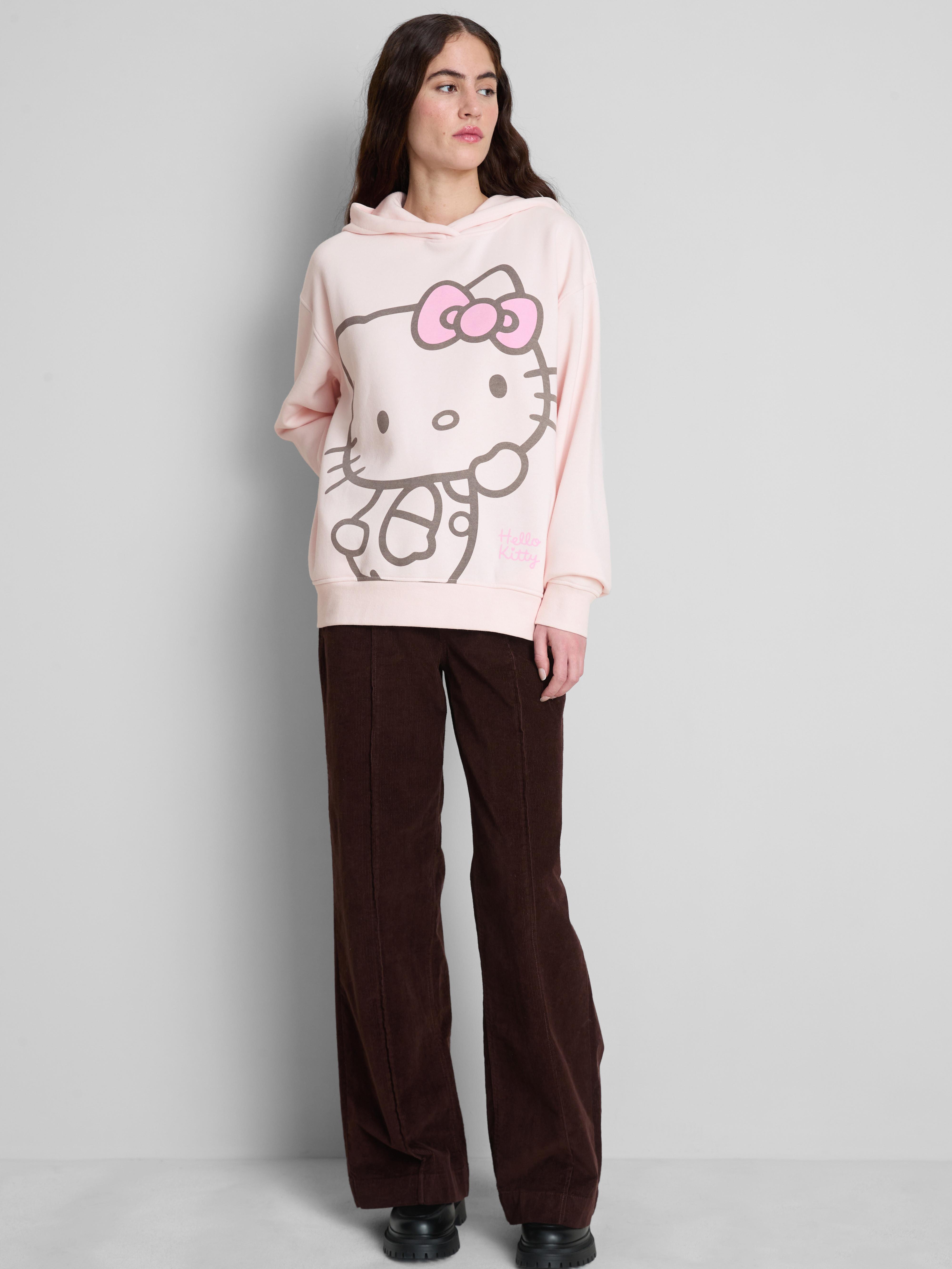 Hello Kitty Cotton-Blend Graphic Hoodie