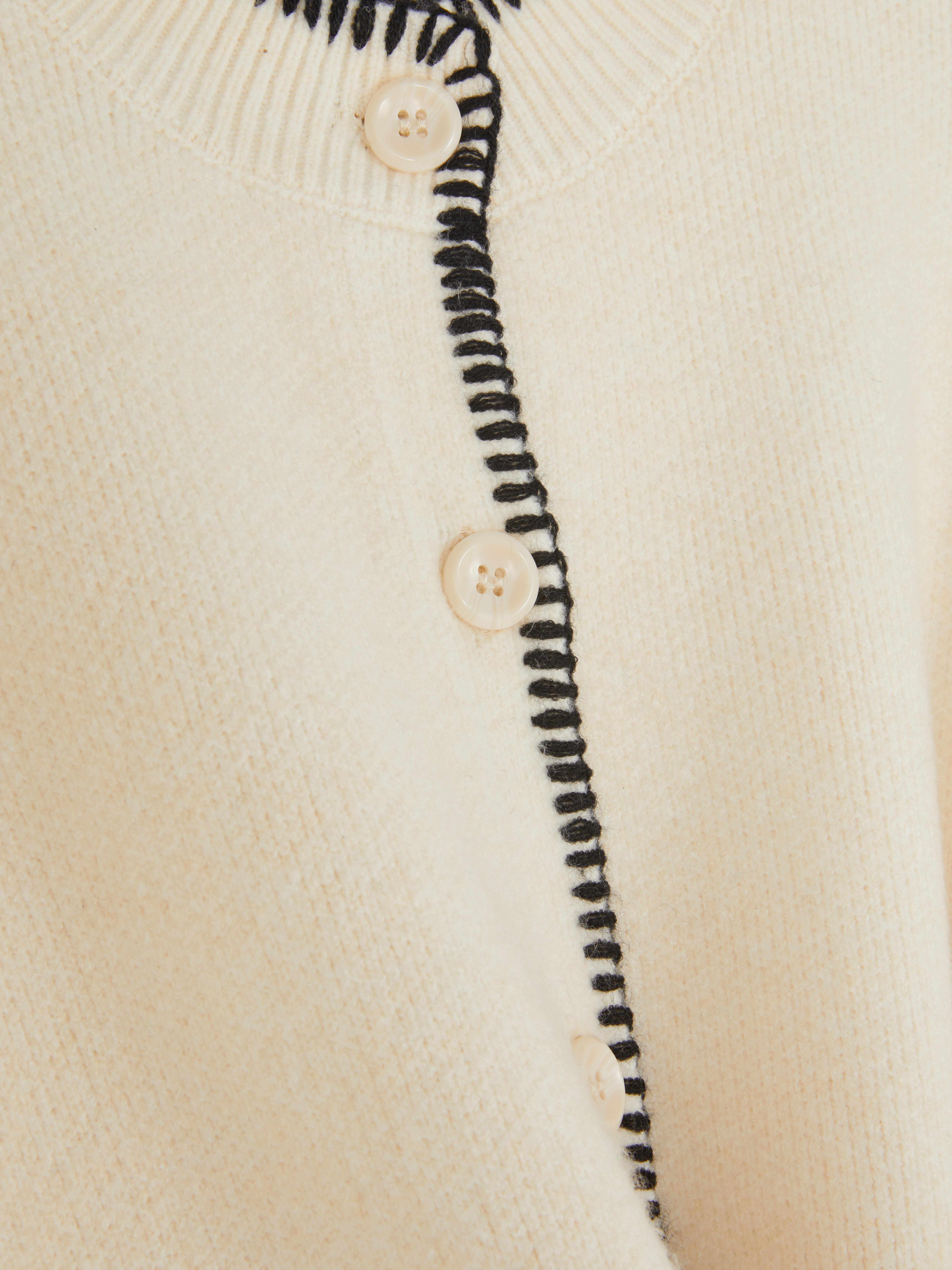 MAJOR FIND | Paula Echevarría Contrast Stitch Cardigan