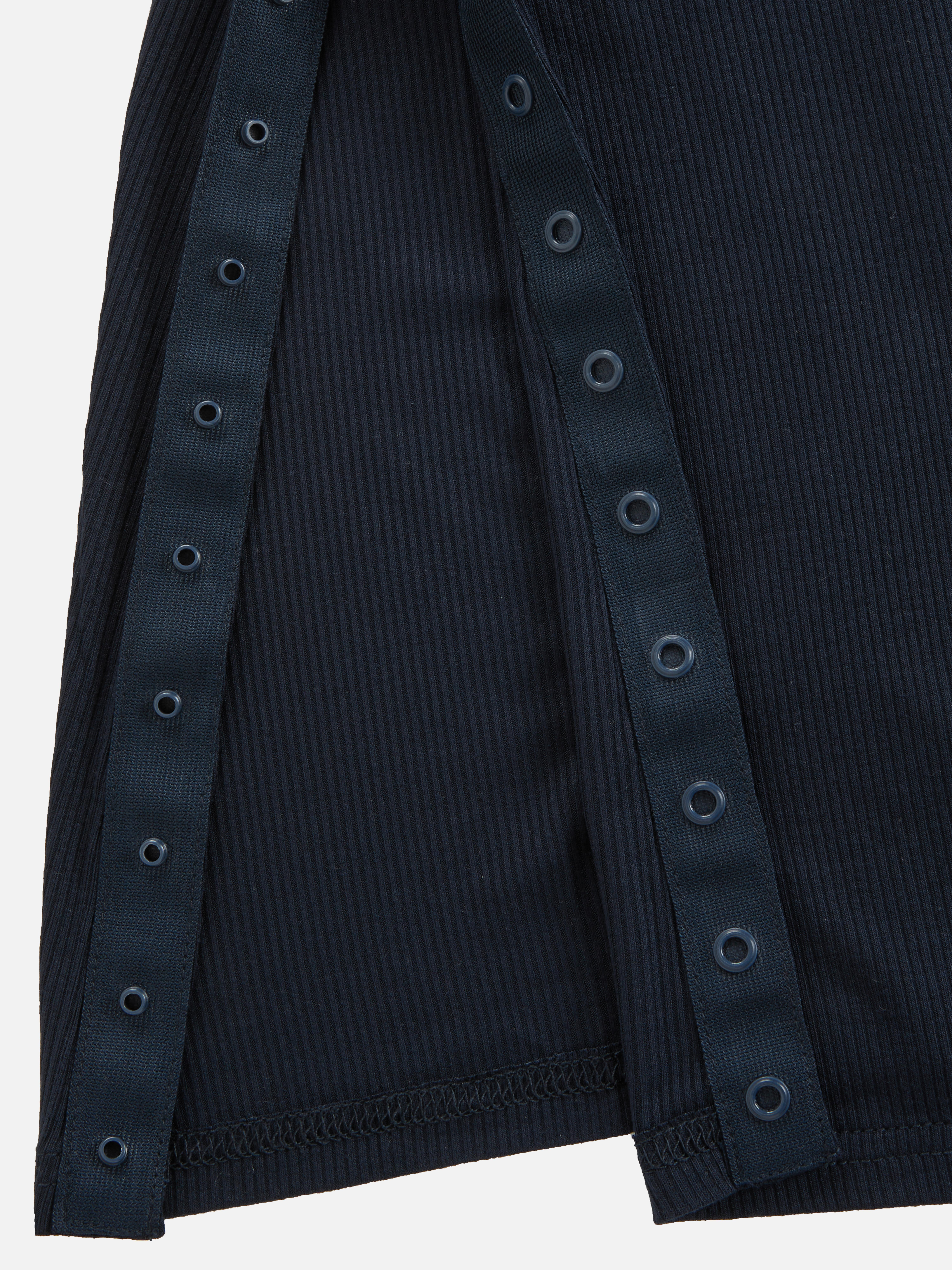 Adaptive Ribbed Long Sleeve Pajama Top