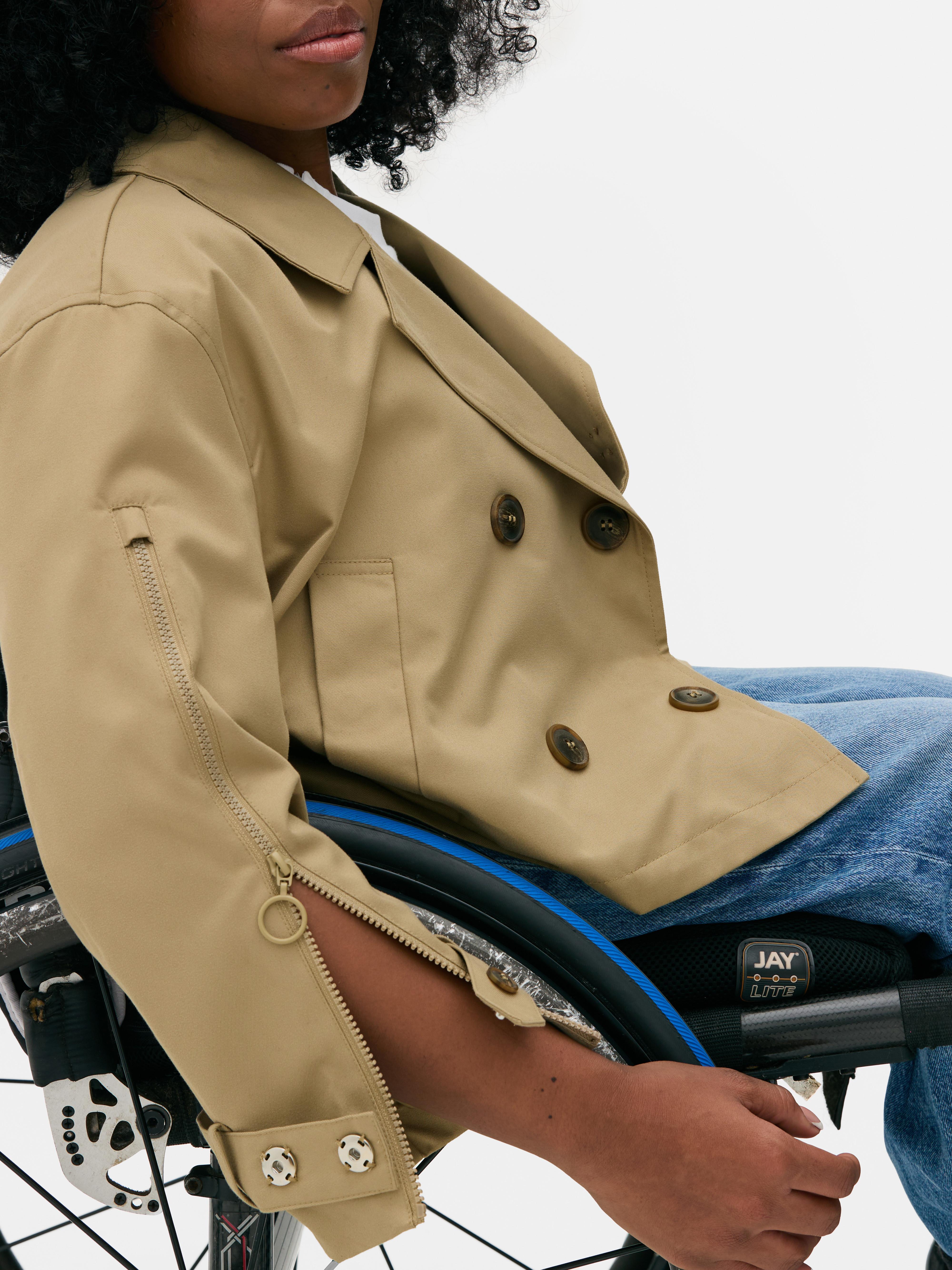 Adaptive Seated Double-Breasted Trench