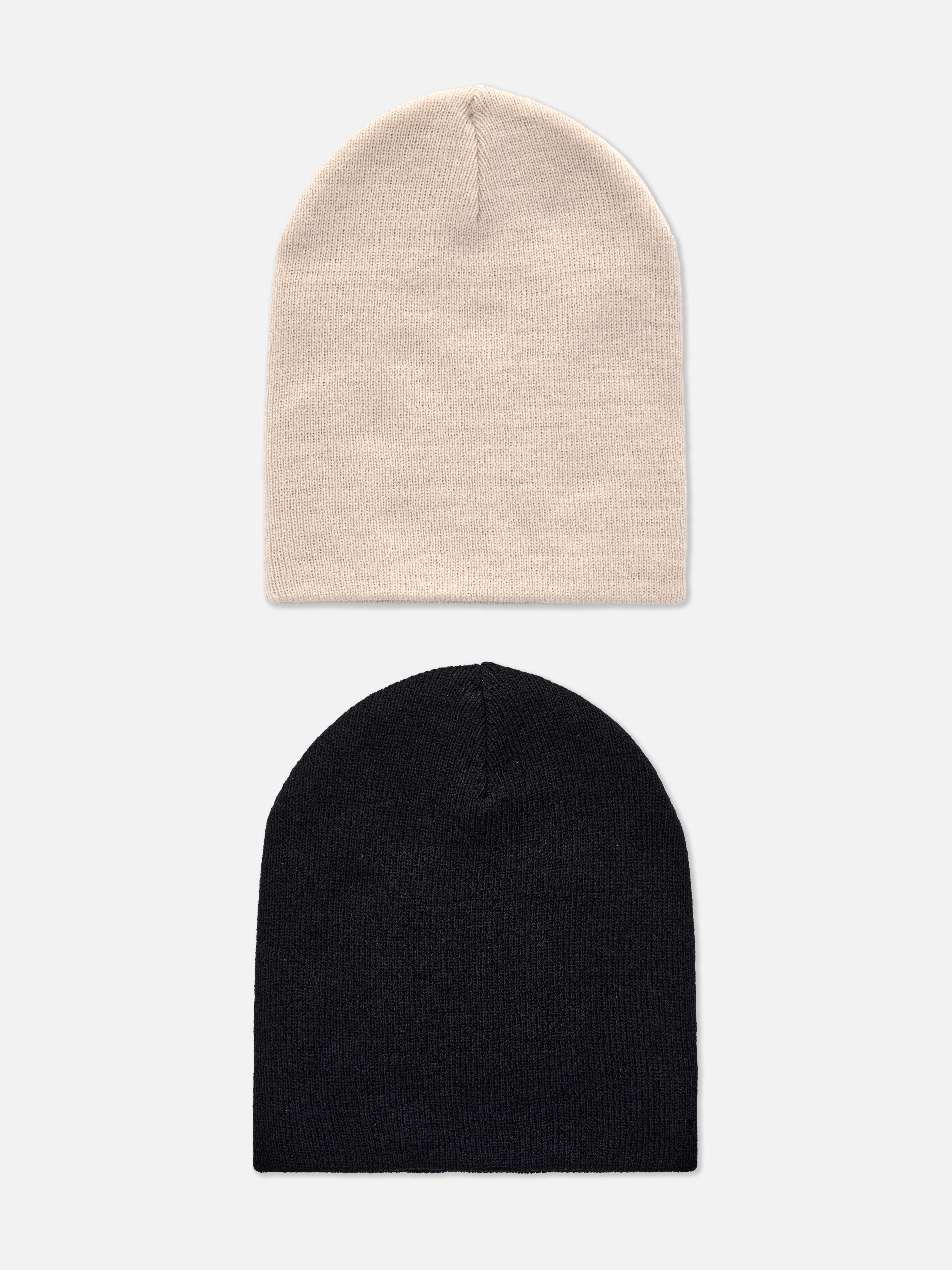 2pk Essential Beanie Hats