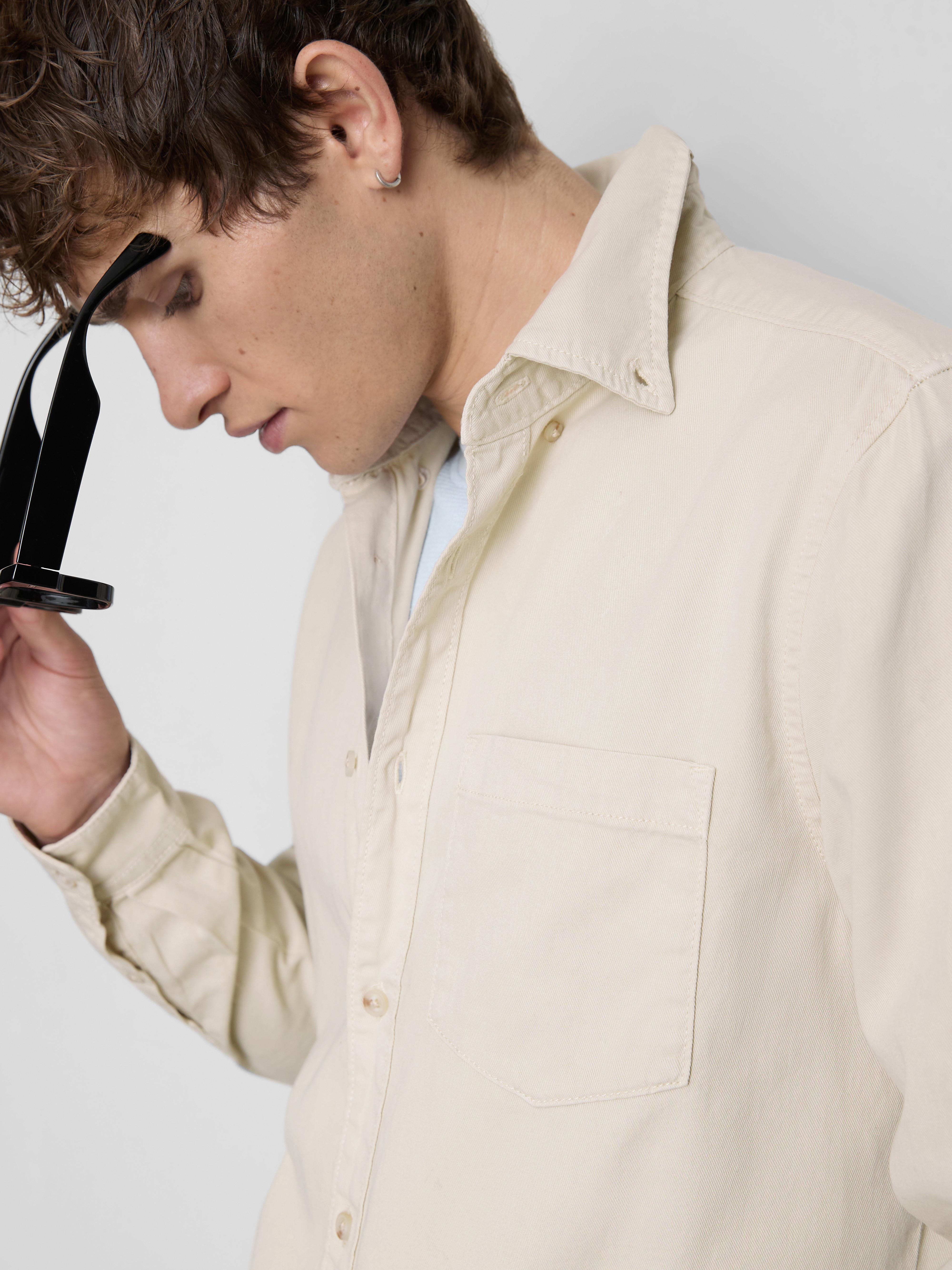 Long Sleeve Twill Shirt