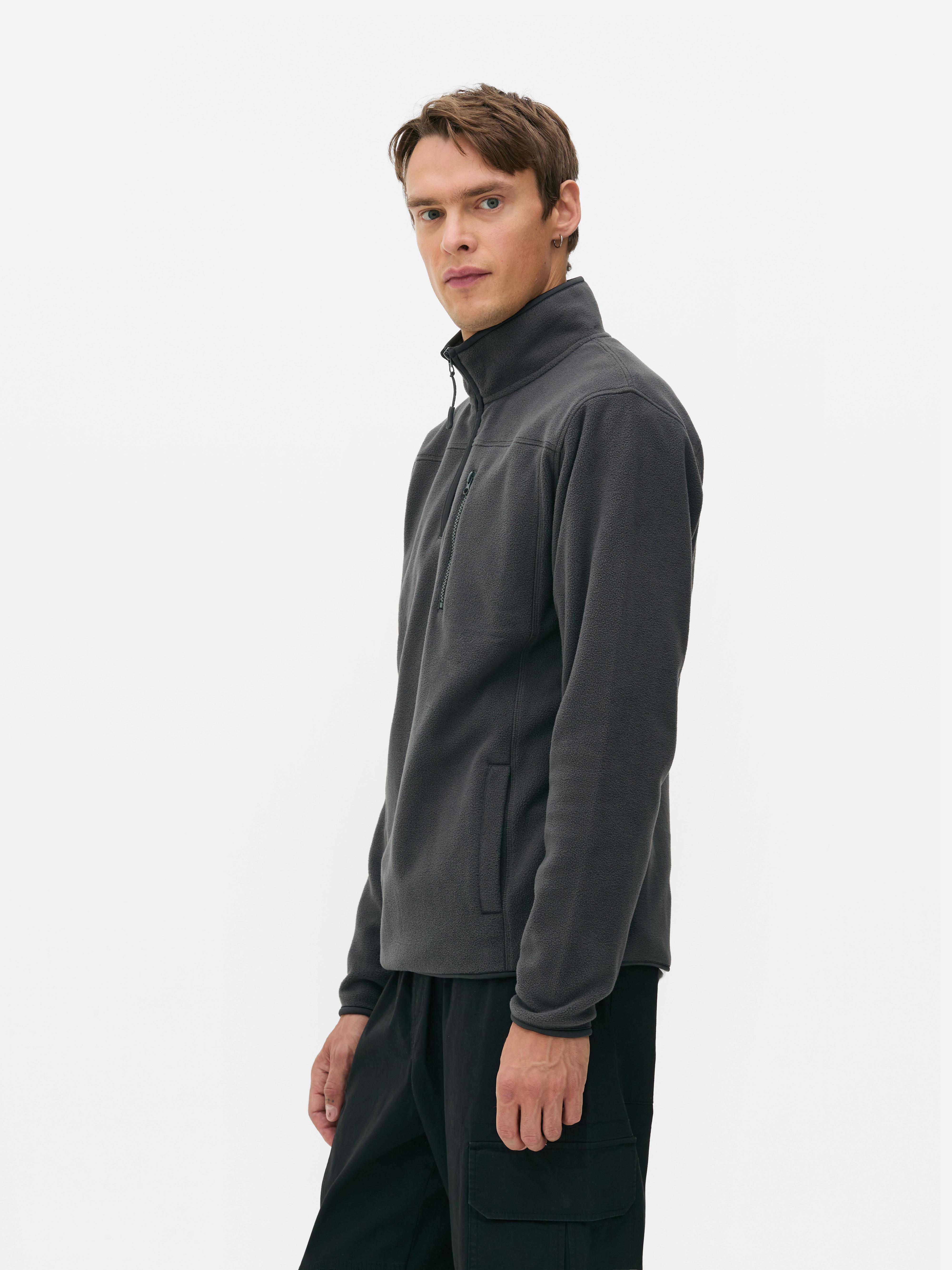 Quarter Zip Fleece Sweatshirt