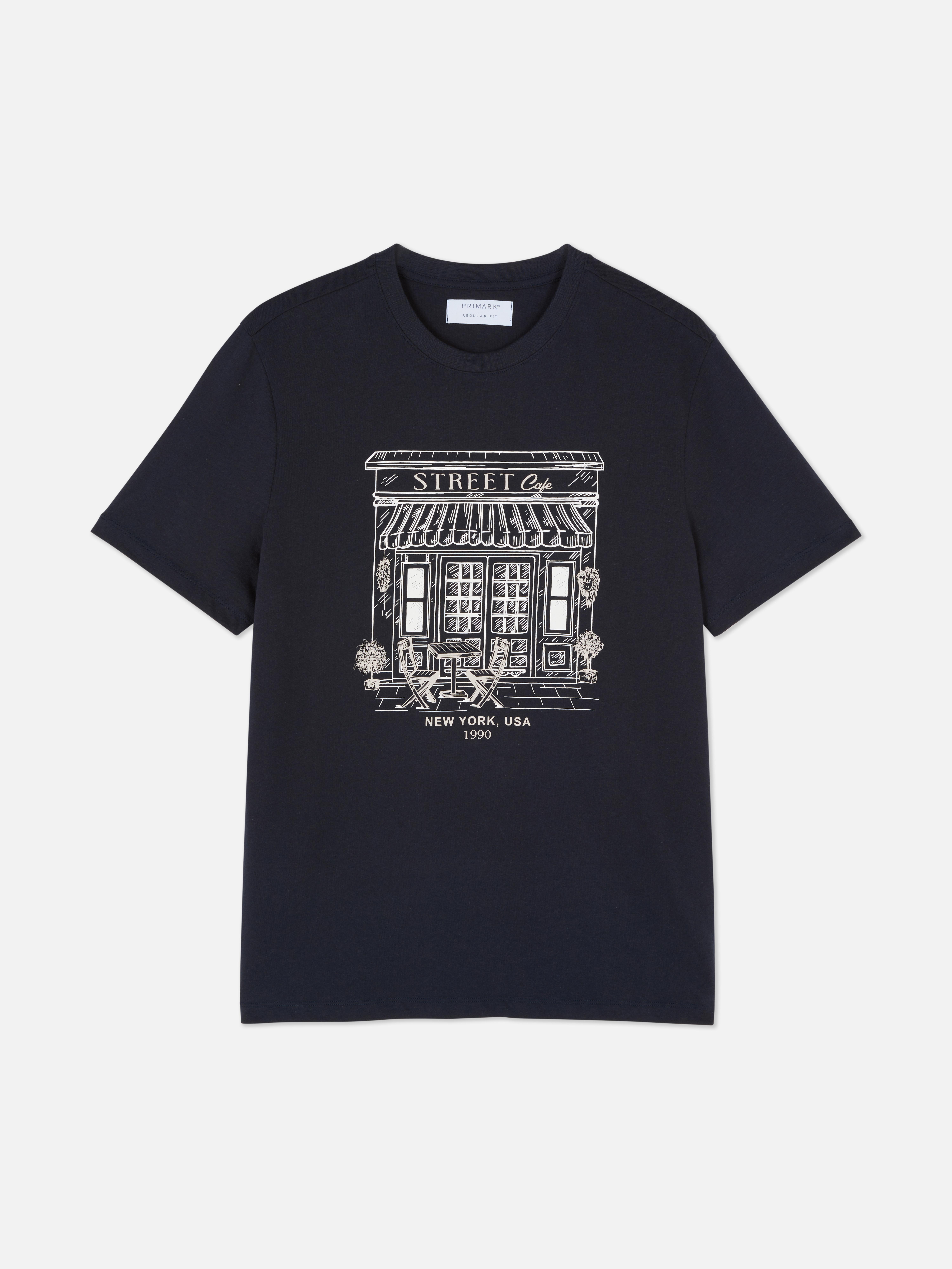 Cafe Graphic T-Shirt